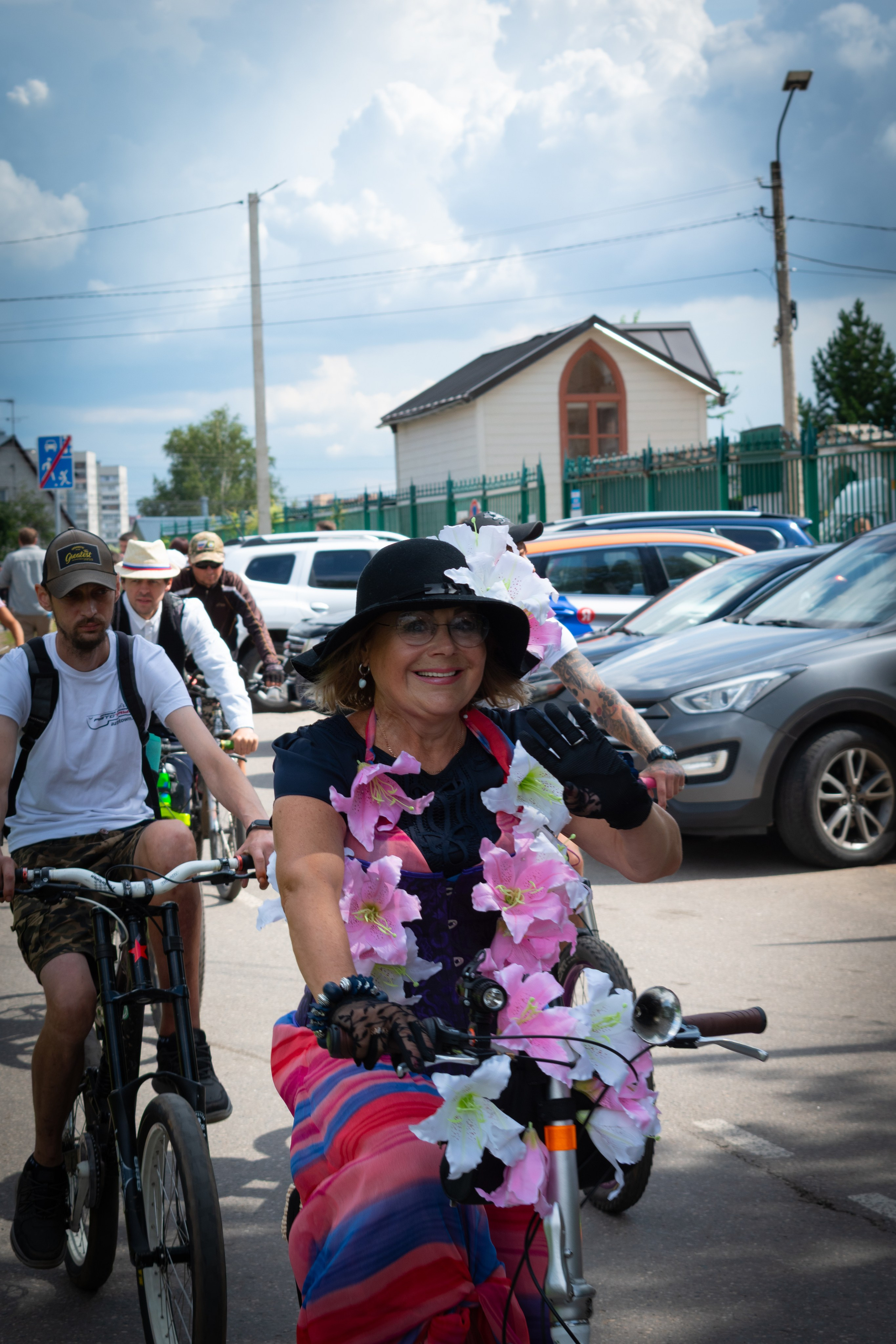 «Леди на велосипеде» — велопробег по г. Жуковскому 2025. Репортажный фотограф Сыбер Мартти