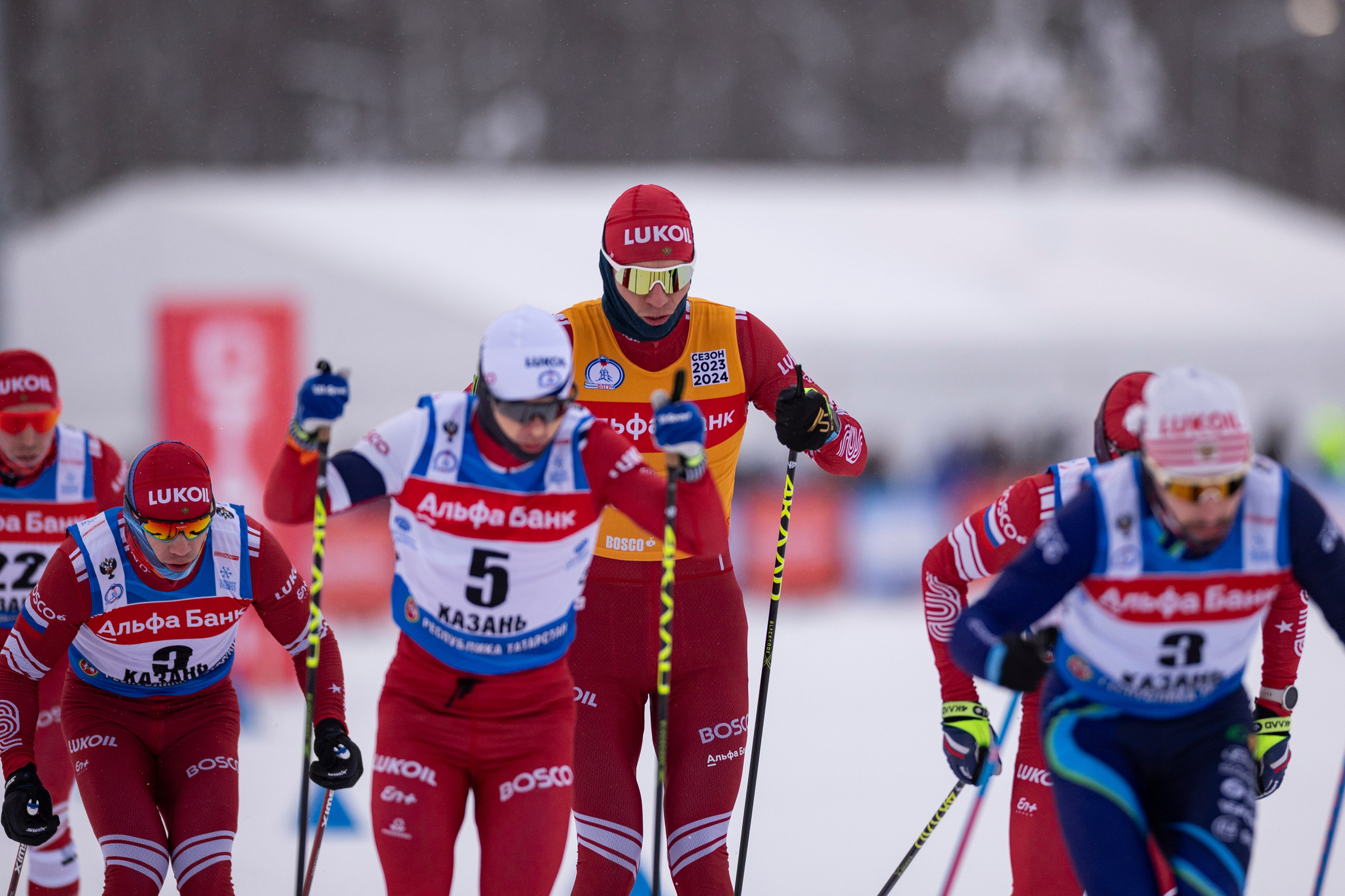 Кубок России по лыжным гонкам 2024. Спринт, мужчины. Спортивный репортажный фотограф Казань Нафис Сиразетдинов