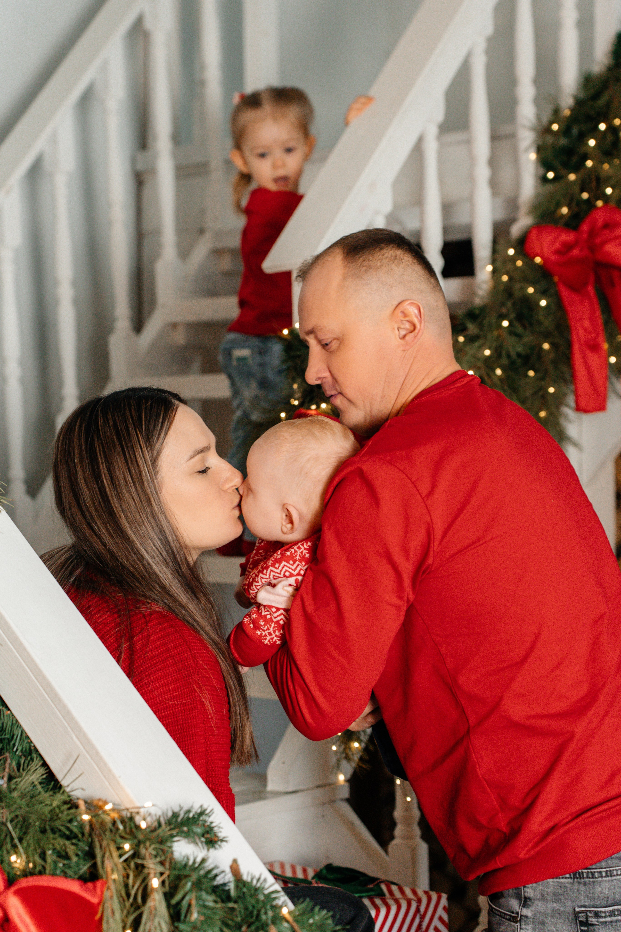 Семейная новогодняя история. Ваш семейный фотограф в Минске — Вика Трегубова