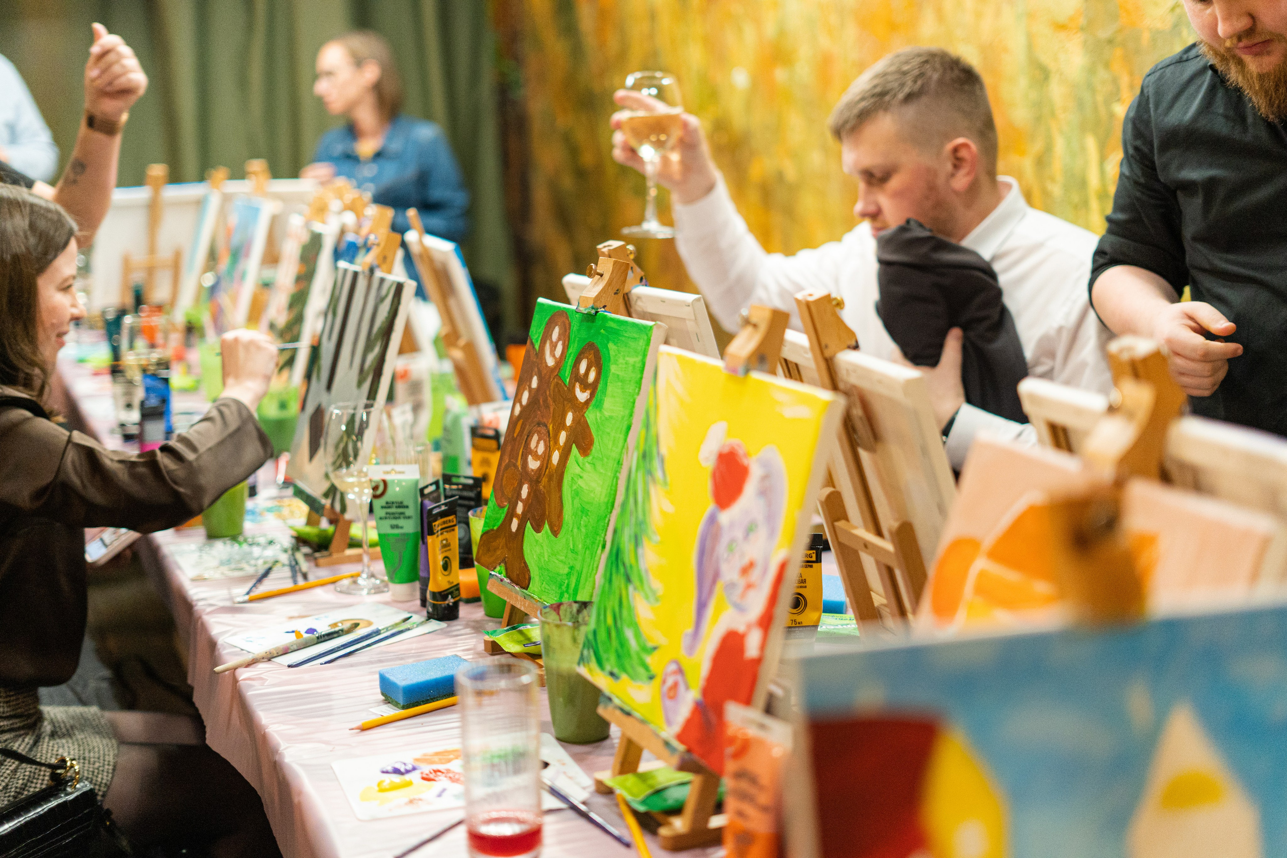 Корпоратив Teach Me Art 2. Портретный фотограф в Москве и Санкт-Петербурге Арина Чех