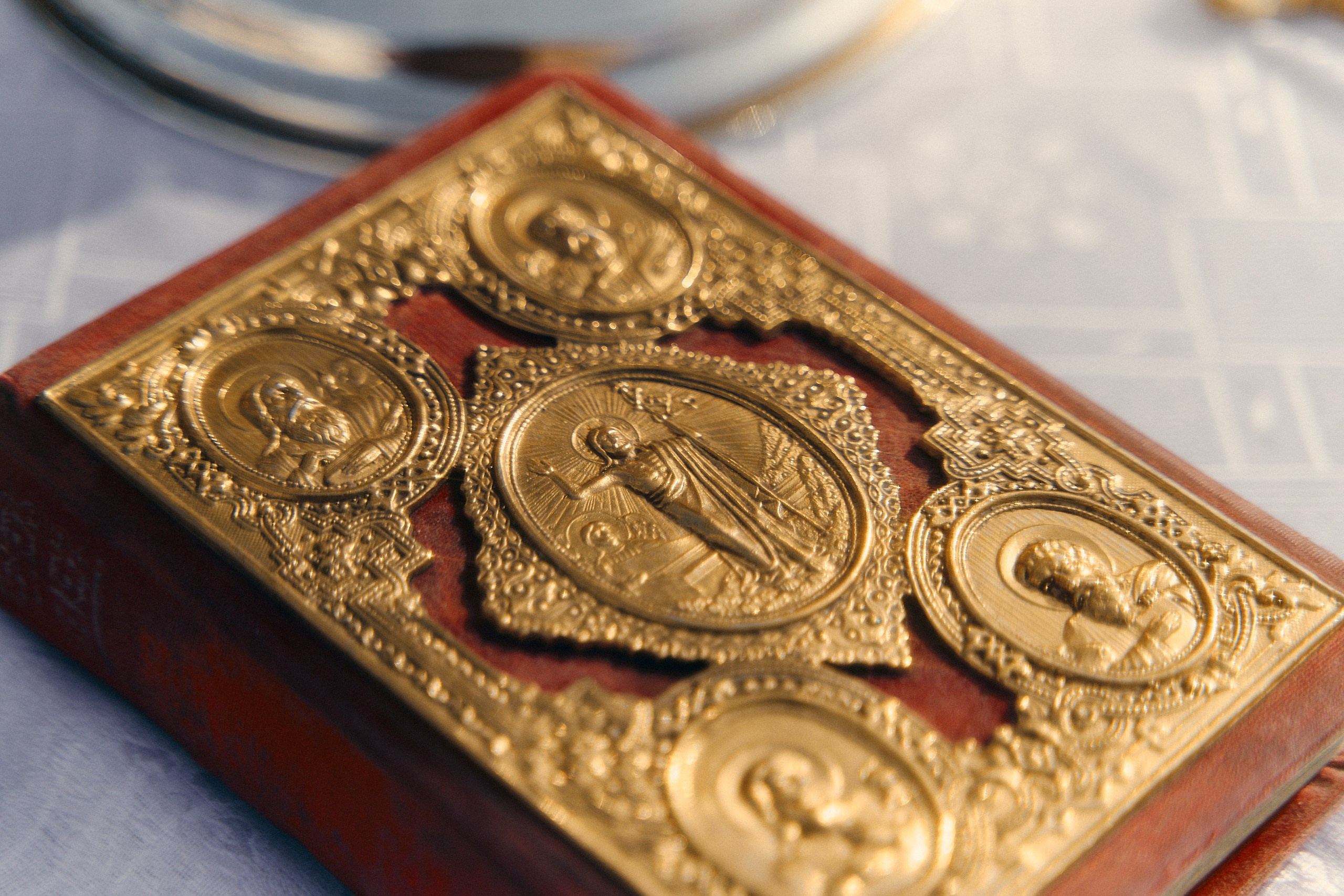 Освящены четыре накупольных креста для Георгиевской церкви в Торжке