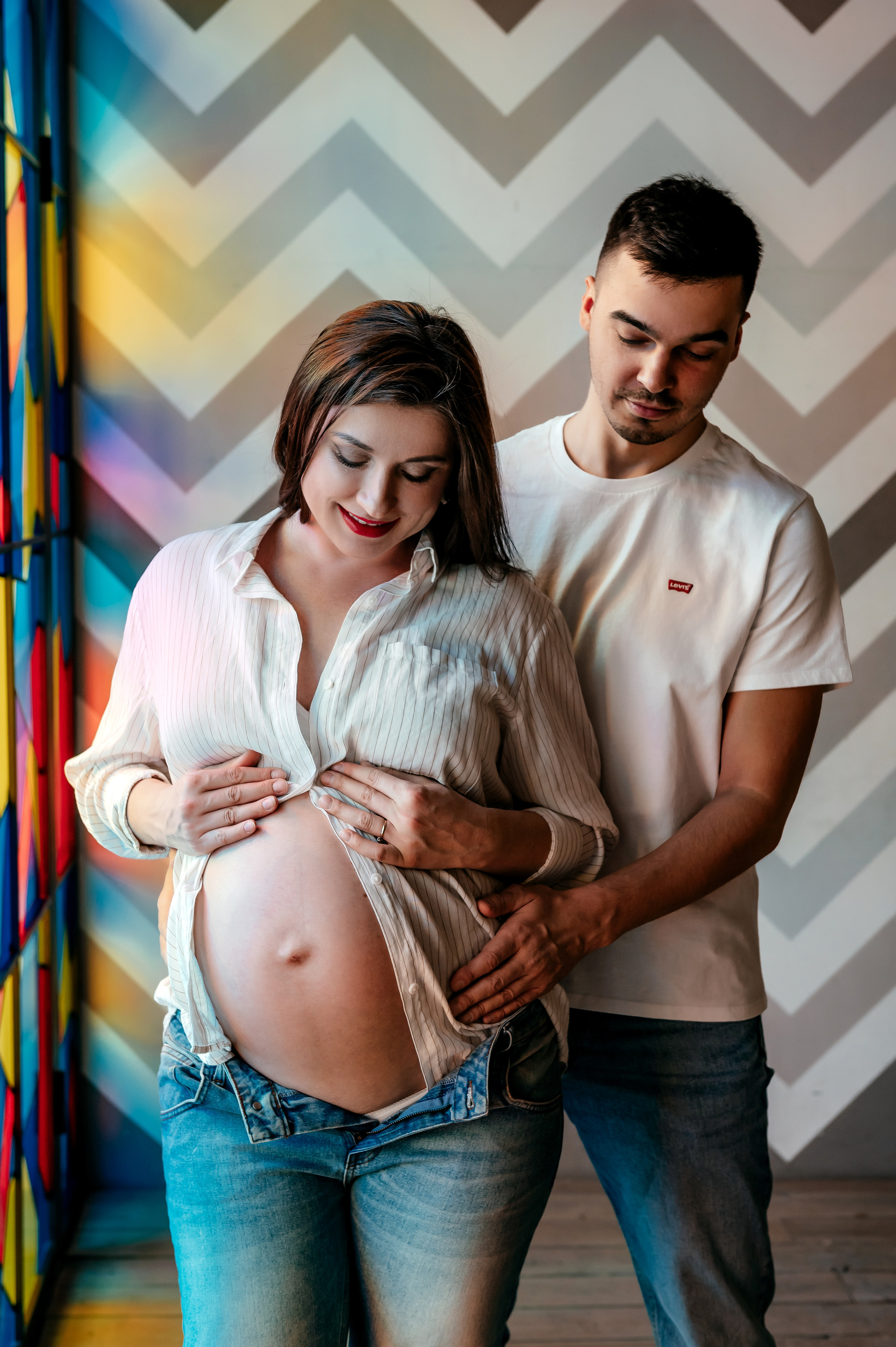 Оля + Дима, Wood studios зал Vision. Свадебный и семейный фотограф Виктория Носачёва. Щелково, Москва и МО