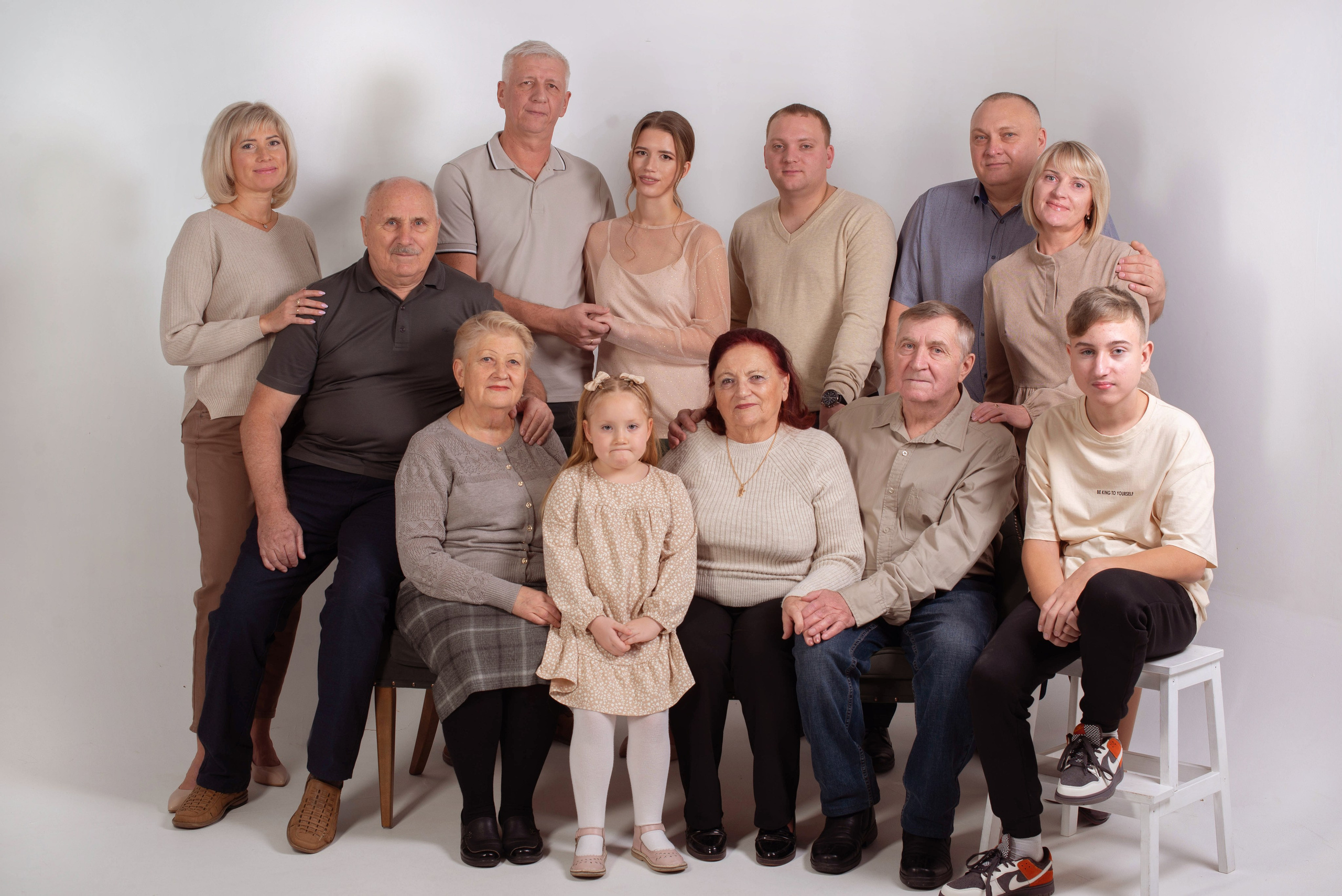 Съемки большой семьи. Семейный и детский фотограф в Юрге Альфия Опарина