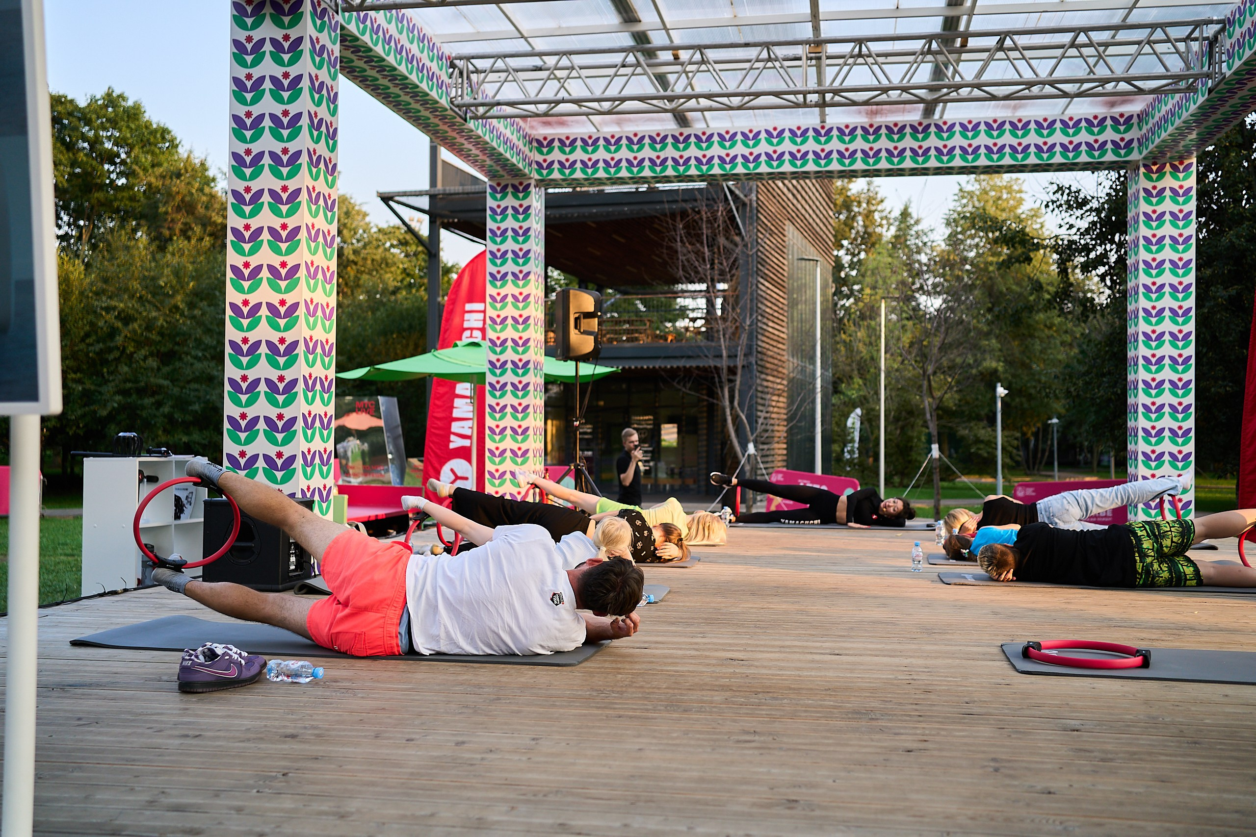 Yamaguchi / открытая тренировка «в стиле Пилатес». Фотограф и Видеограф в Москве. Олег Корушев