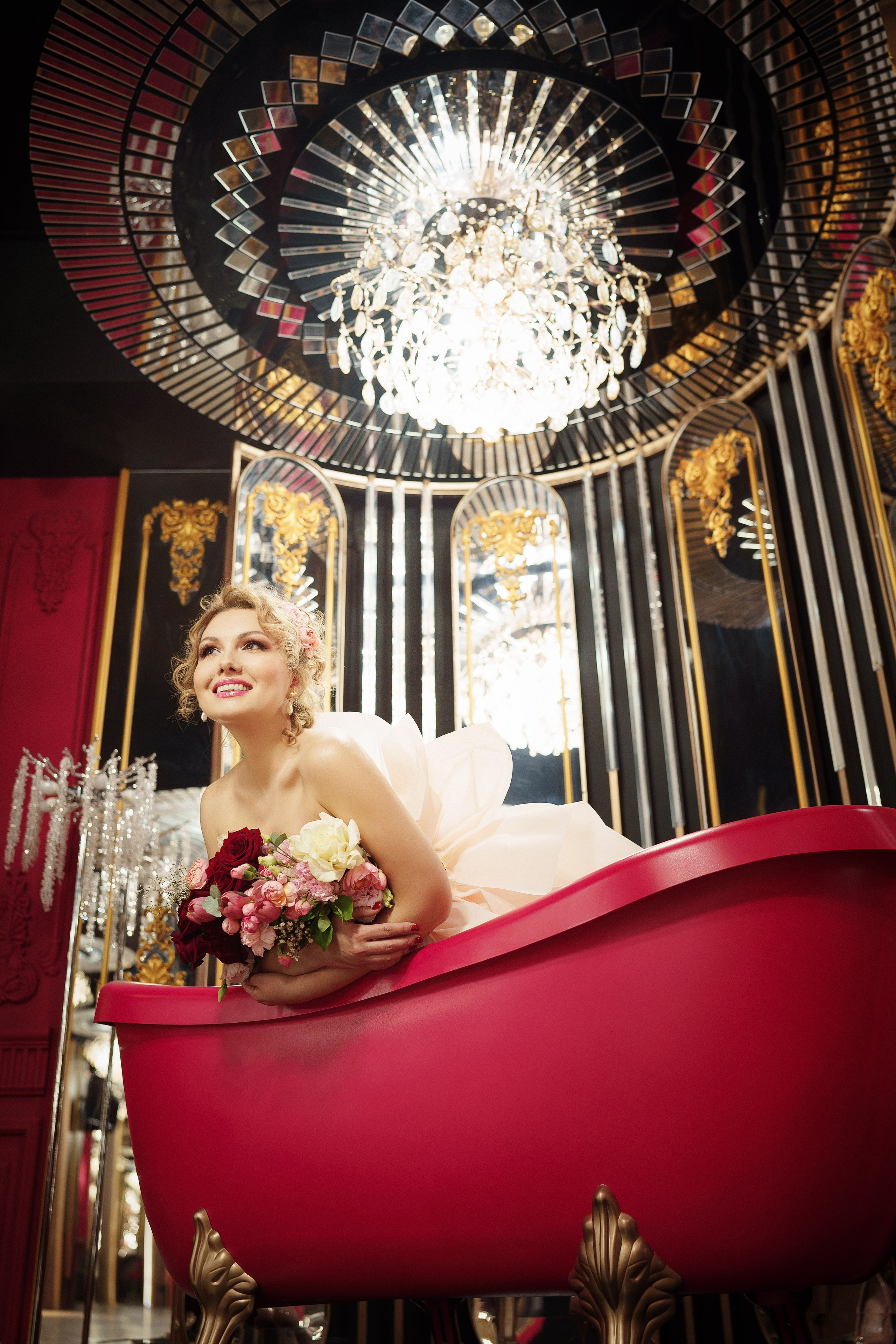 Фотосессия с цветами