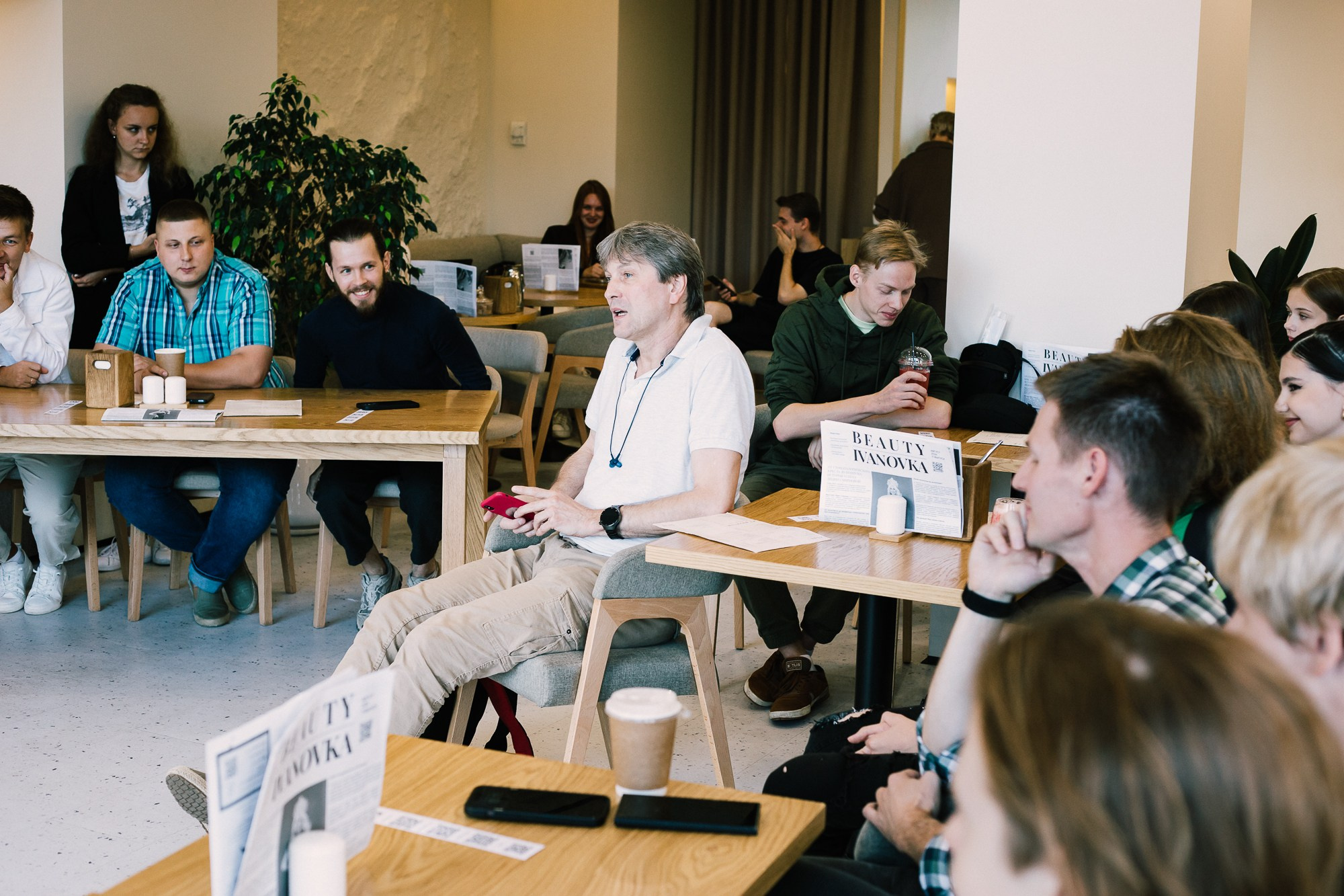 Репортажная съемка бизнес-завтрака. Портретный фотограф в Иванове Ольга Гуральник