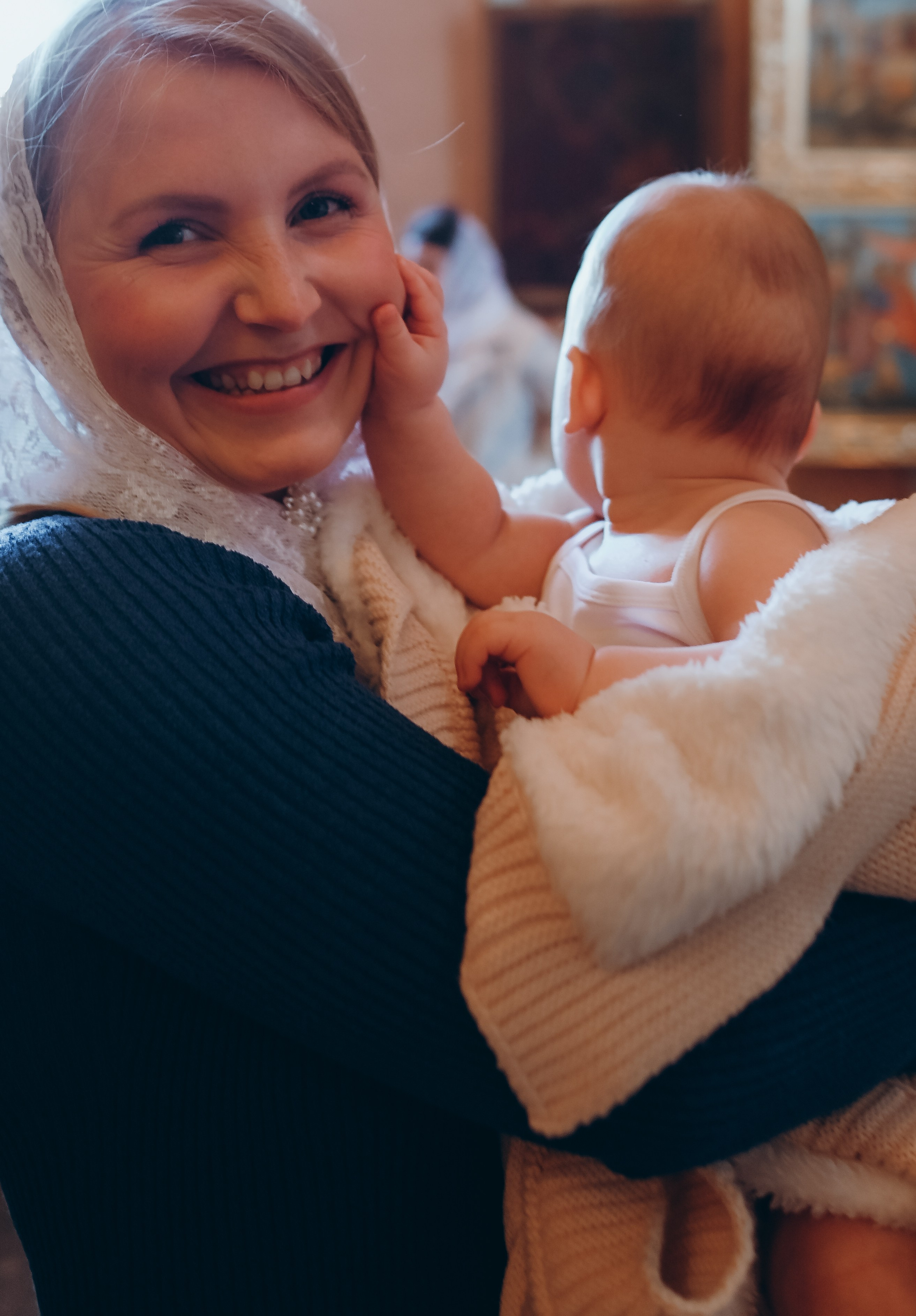 Крещение Любочки. Семейный и свадебный фотограф в Санкт-Петербурге Яна