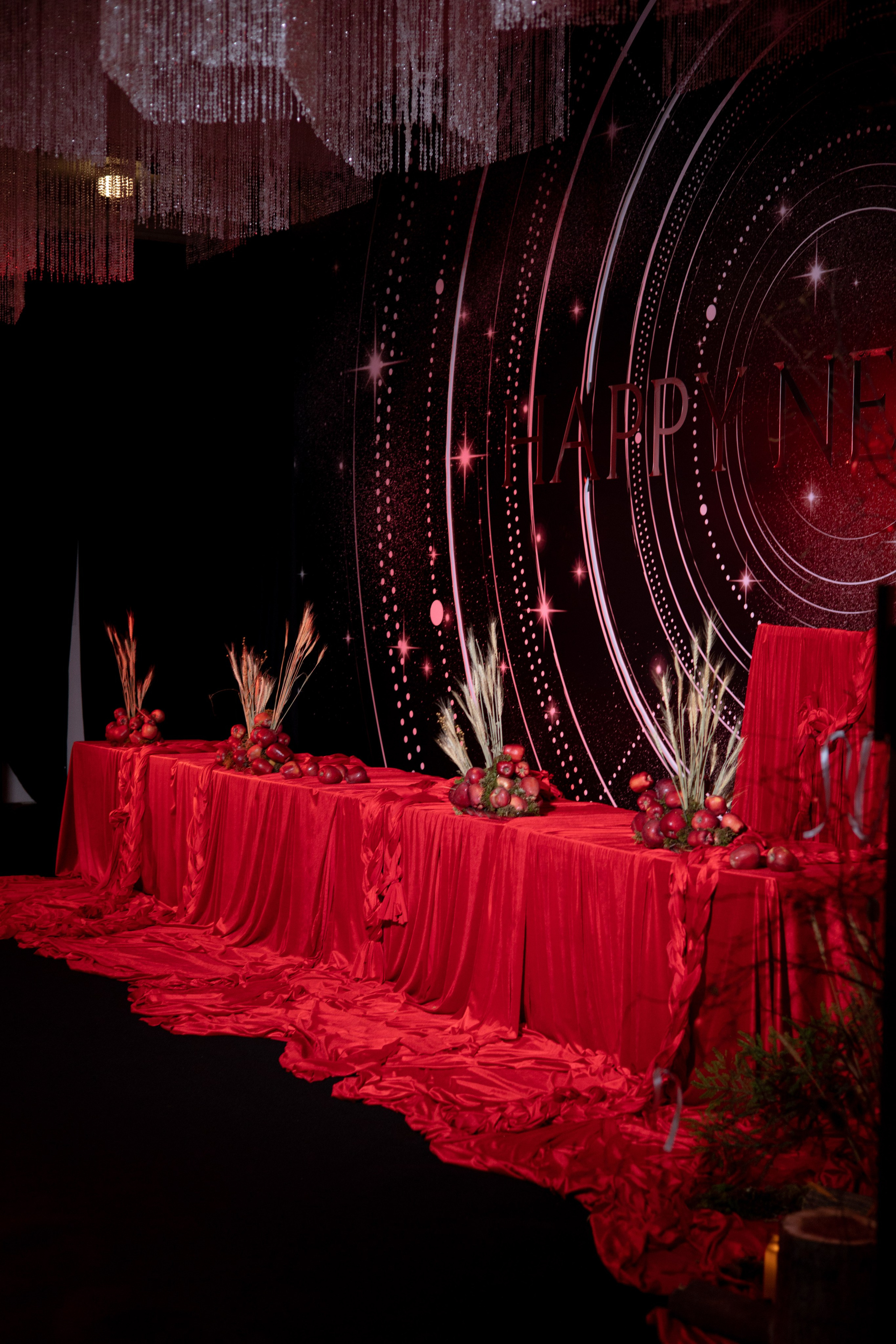 Новогодний корпоратив в фольклорном стиле. Особняк Лемана. Оформление свадеб, декор свадеб Вера Маркова, Москва