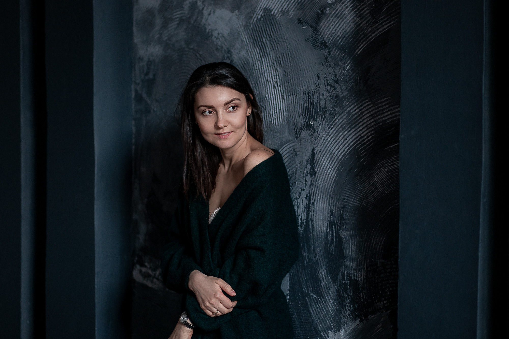 Женский студийный портрет. Фотограф на Крещение, Венчание в Москве Ирина Шамина