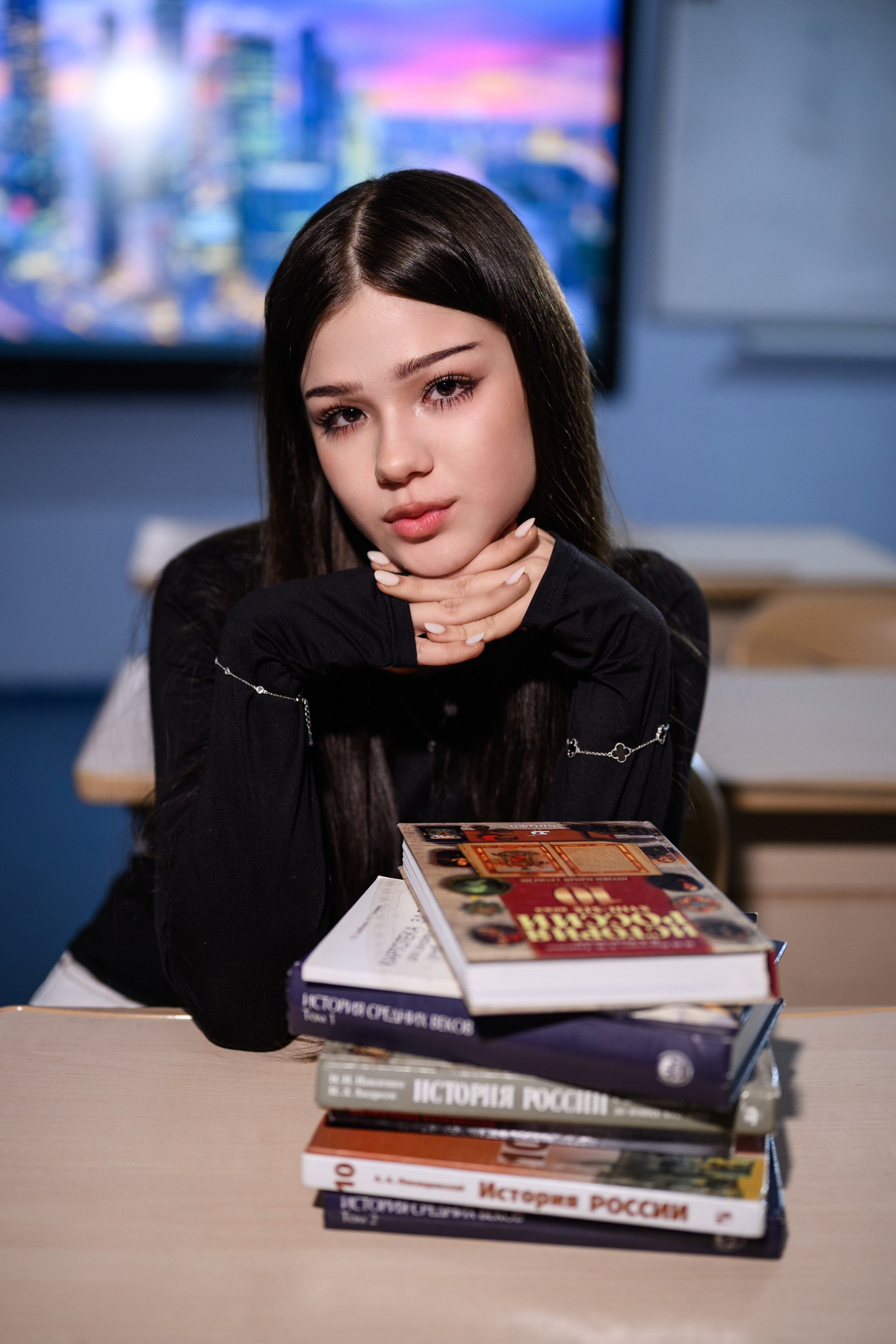 В школе. Фотограф Алексей Мигачёв