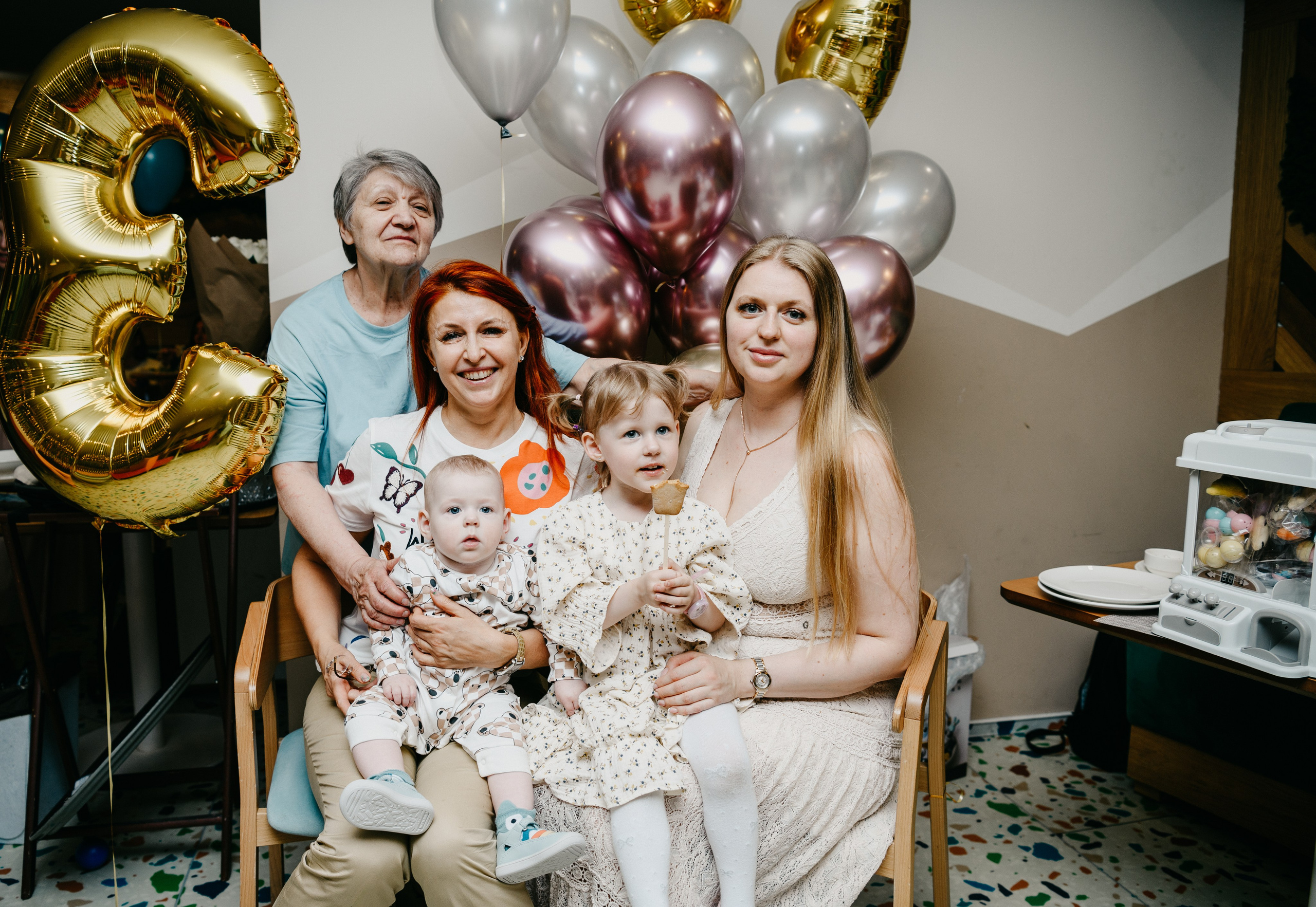 ДР Лизика. 3 года. Фотограф на выписку из роддома в Москве и МО