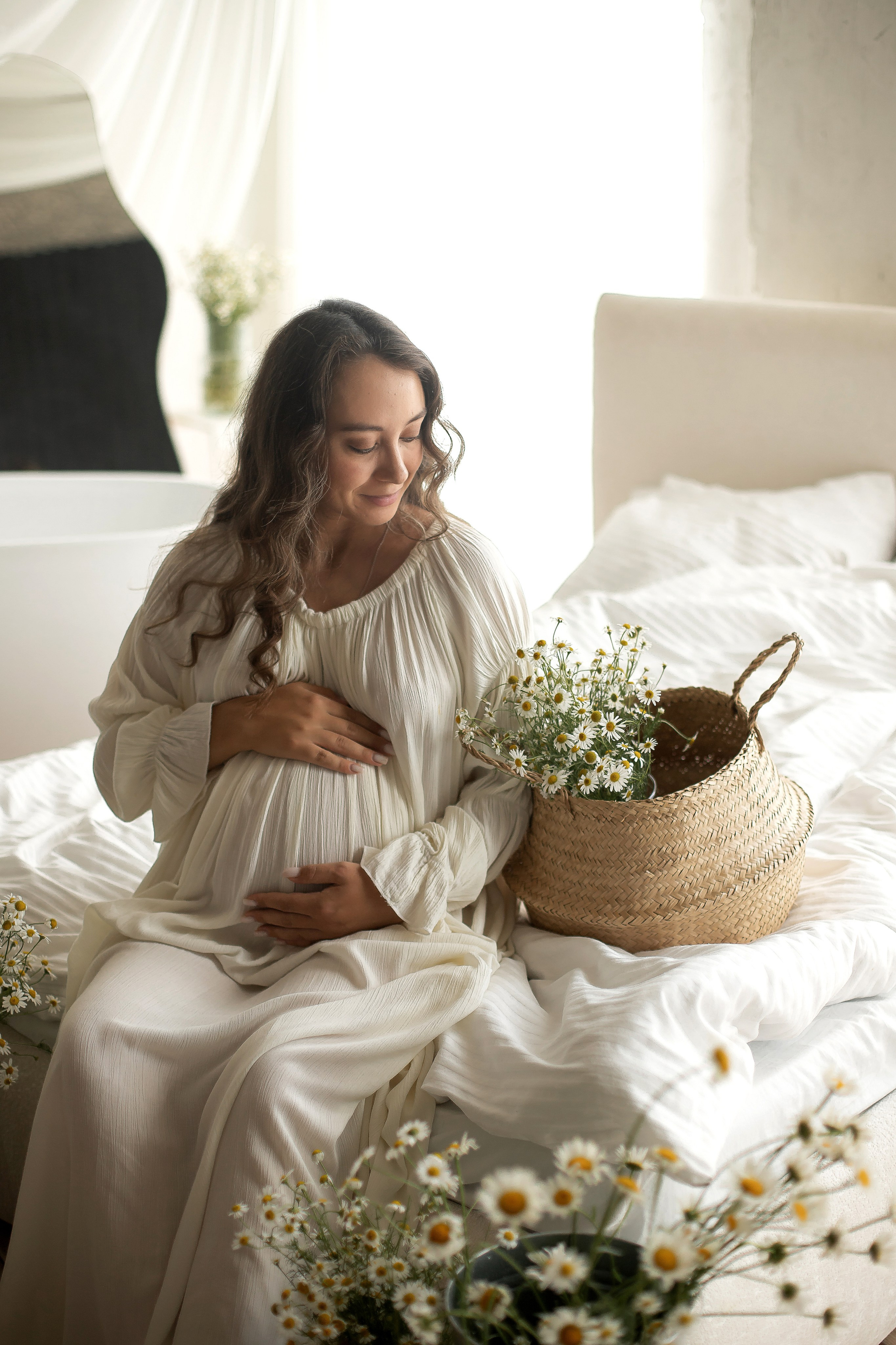 Ксения и ромашки. Семейный и детский фотограф в Красноярске Анна Маюрова