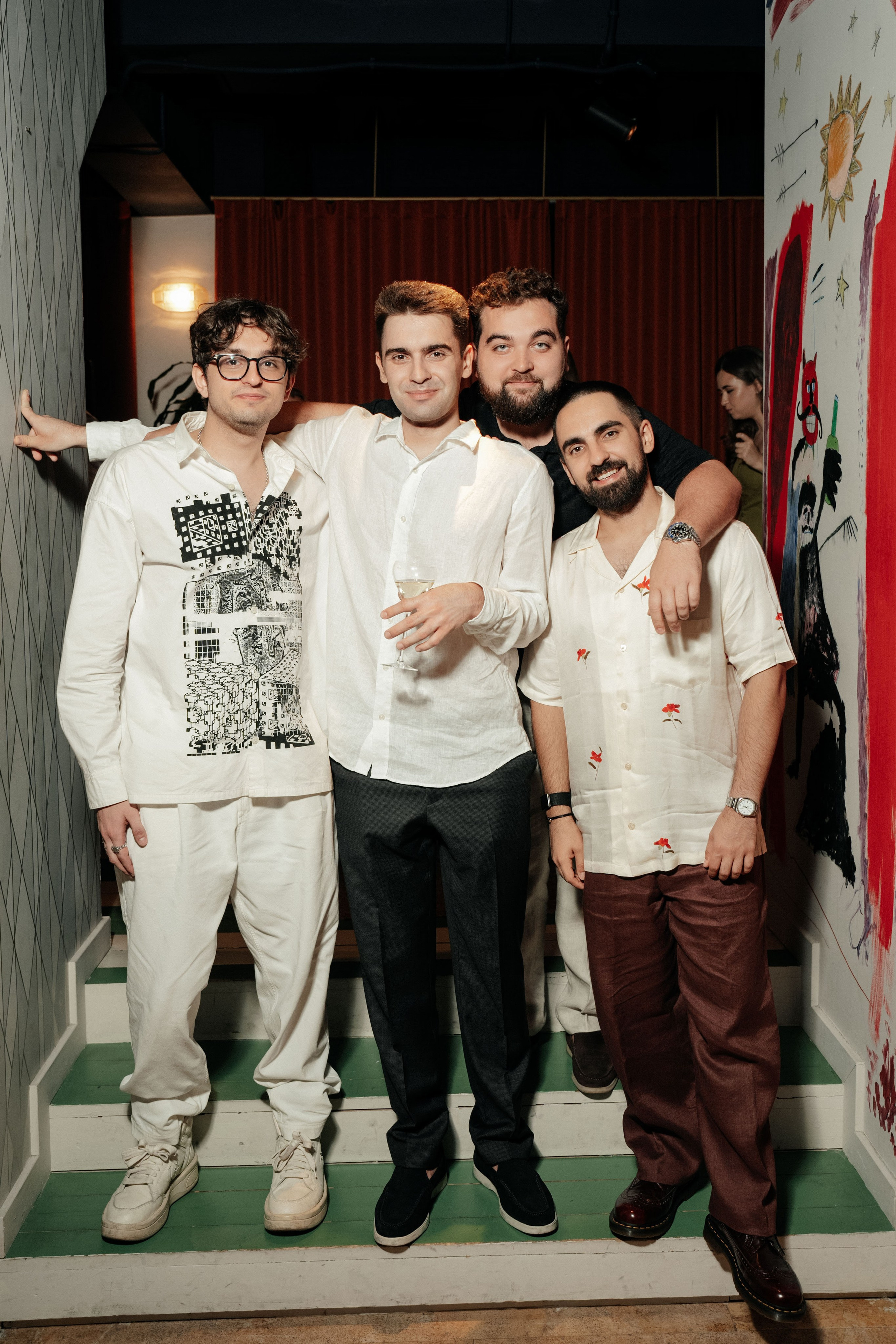 Свадебный ужин в кругу друзей/ ресторан Мина. Свадебный фотограф Москва Александра Аверкова