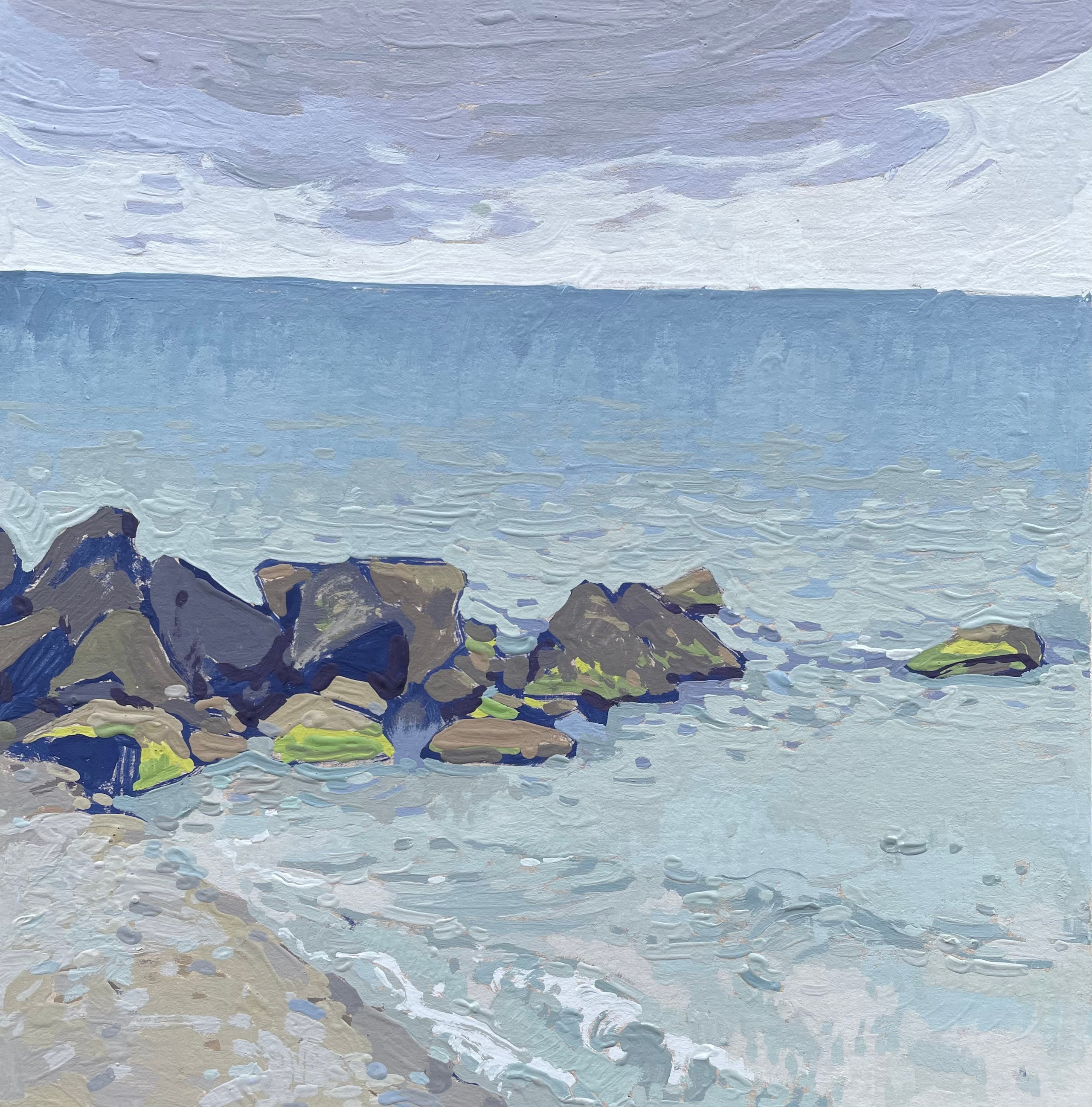 Туапсе. Художница Лиза Владимирова