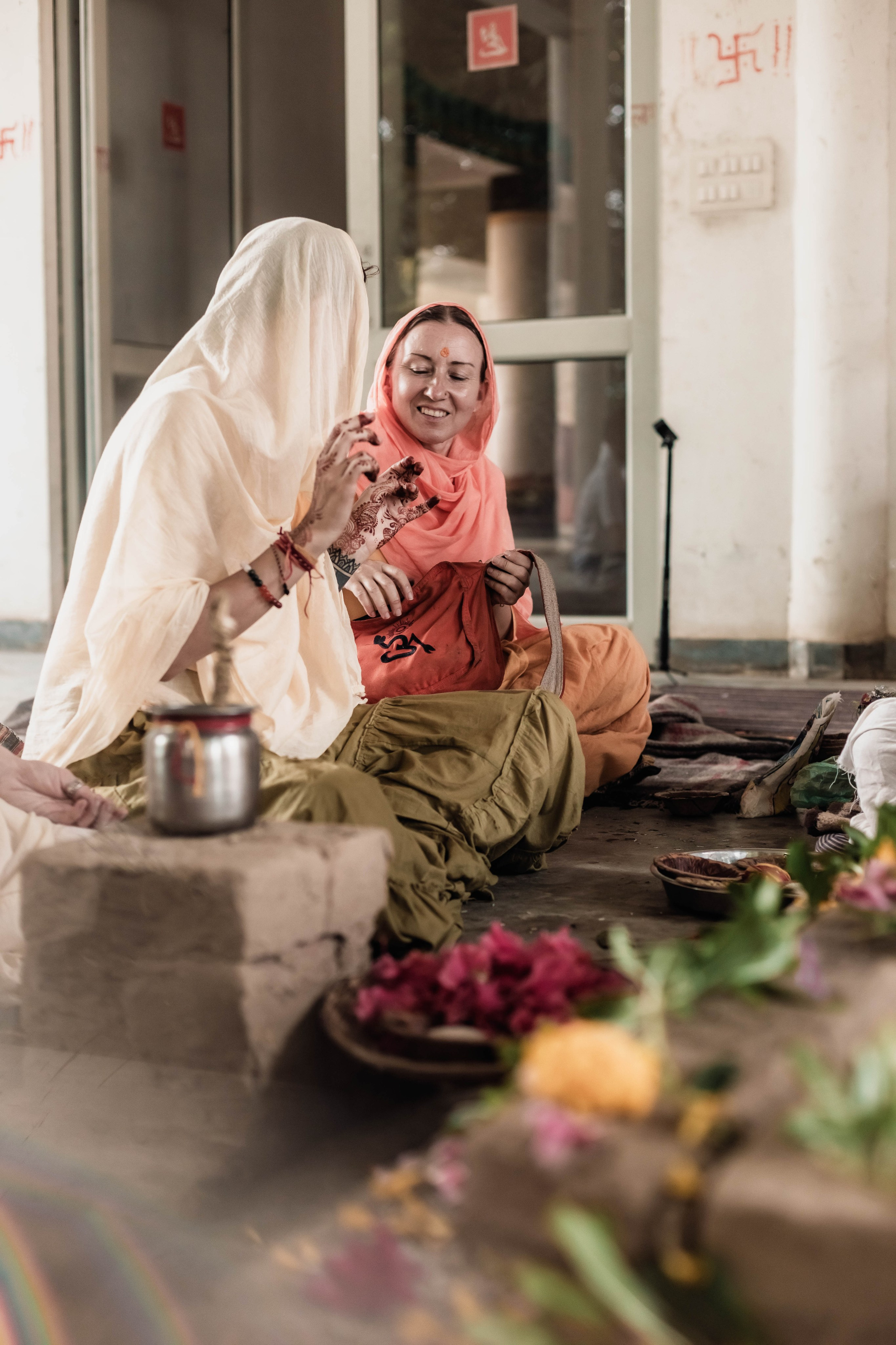 Pitri Paksha yagyas & poojas Devraha Baba ji ashram. Mariam Bagdasaryan