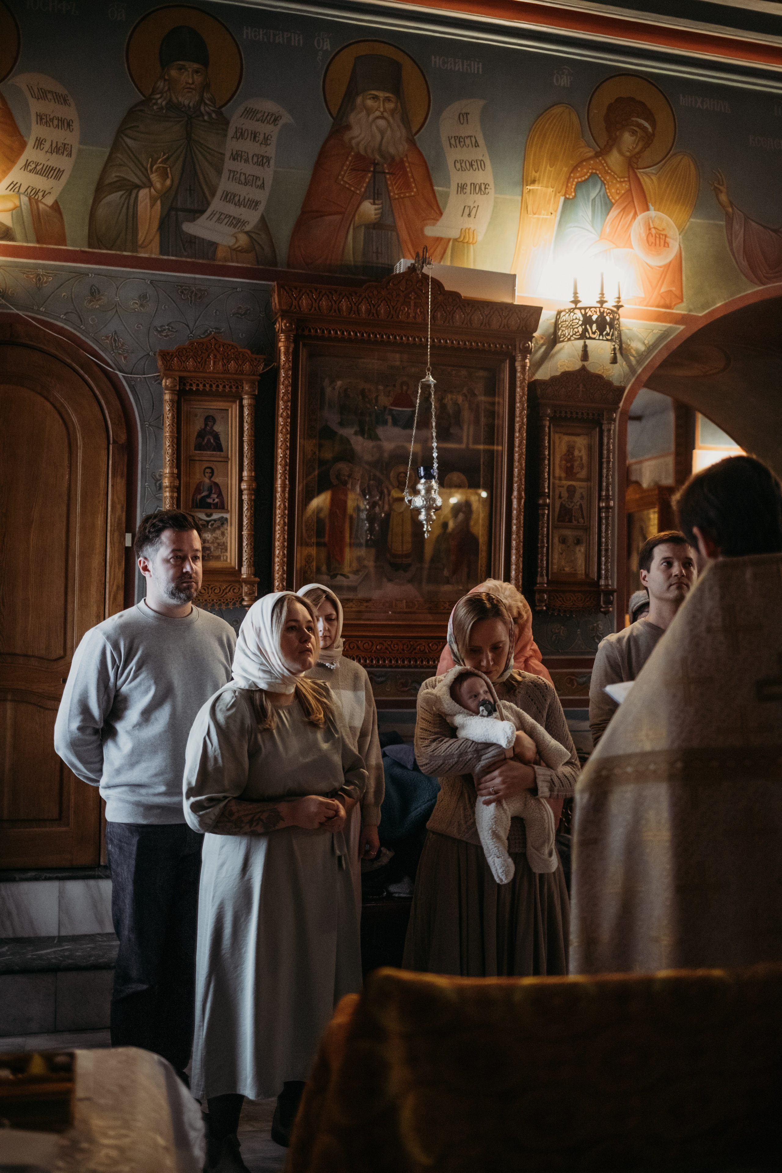 Крещение Тимофея. Семейный и детский фотограф в Москве Александра Нараевская