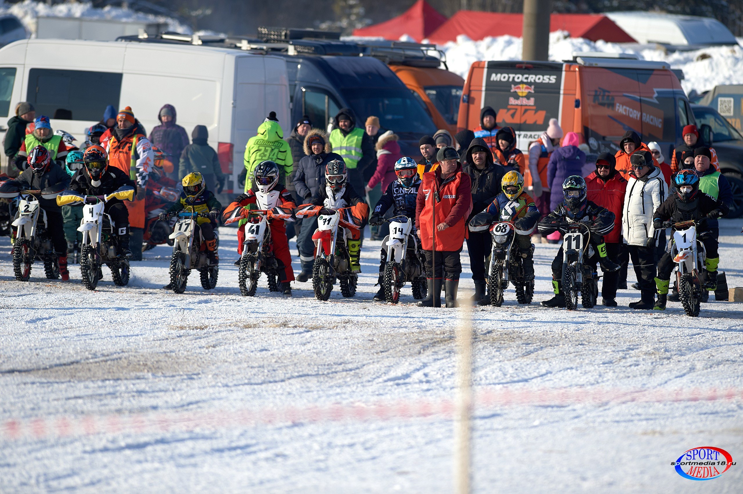 3 этап Кубка Удмуртской Республики по мотокроссу. Воткинск 23.02.2025. Спортивный репортажный фотограф в Ижевске Сергей Мерзляков
