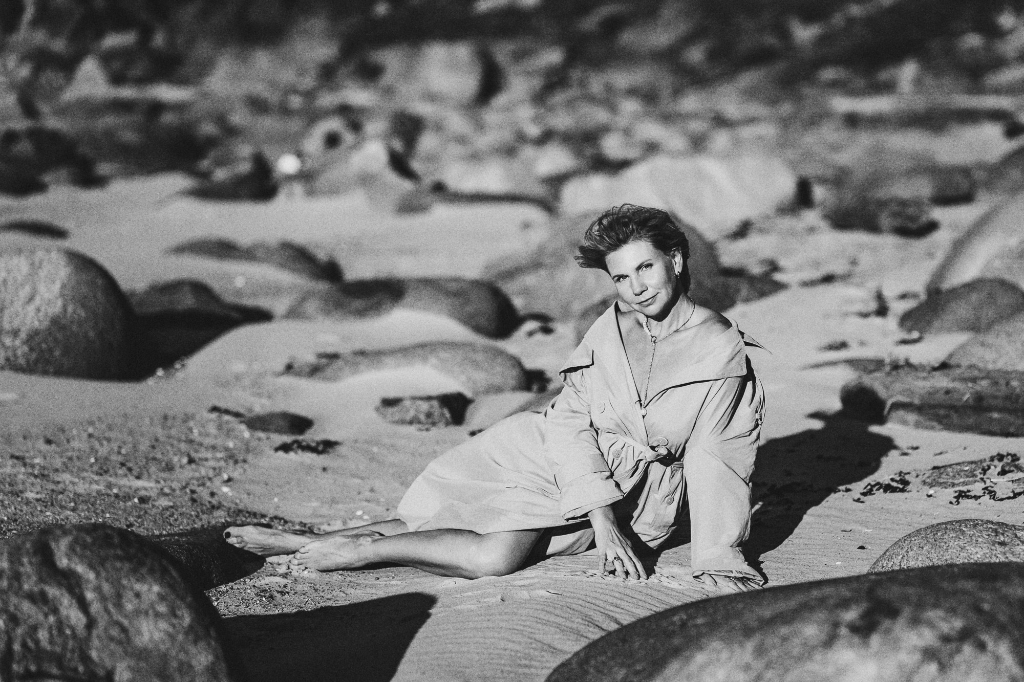 Женский портрет на закате. Фотограф в Мурманске Екатерина Рудак