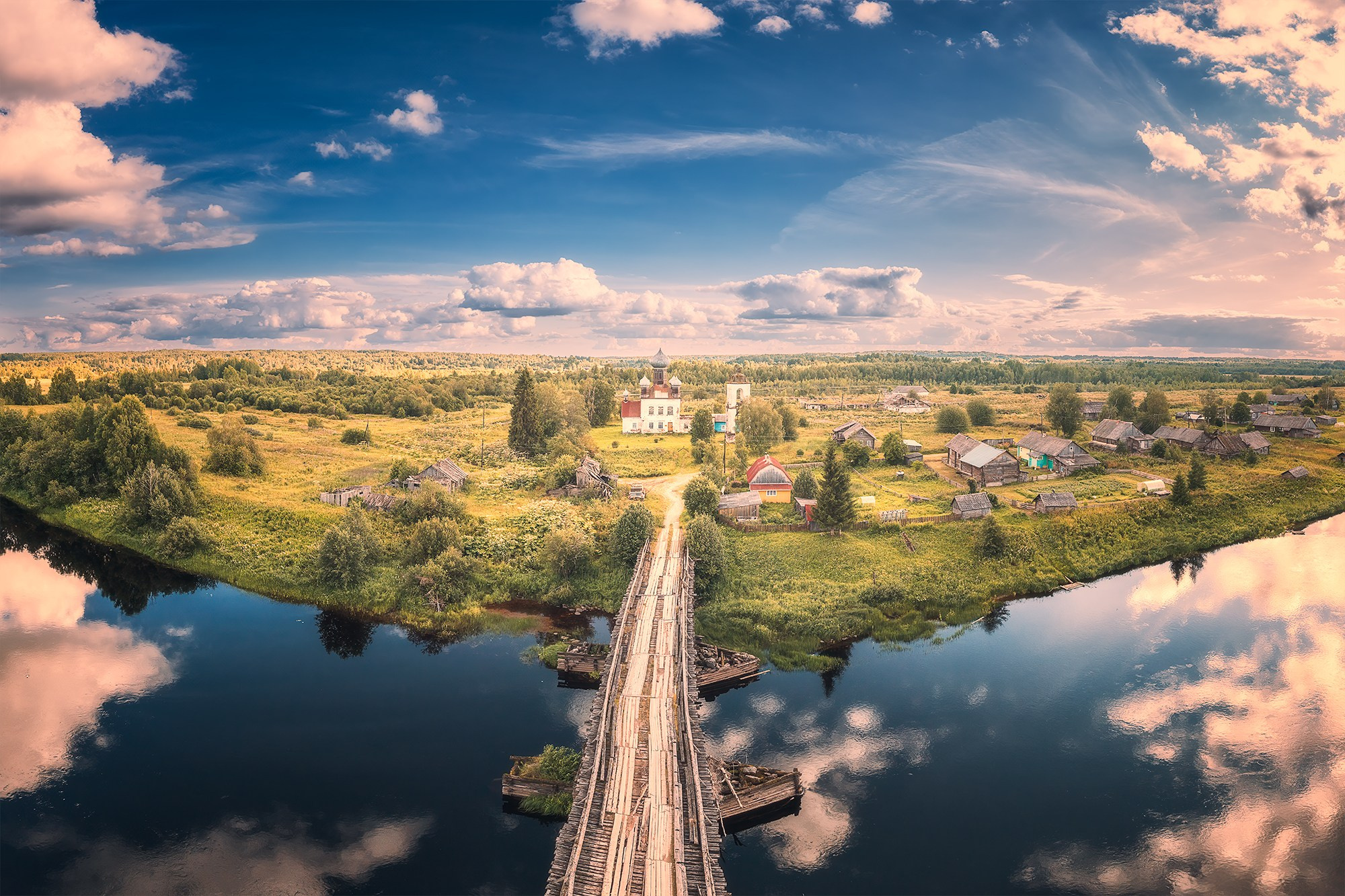 Кенозерье. Аэросъемка в Архангельске, Александр Ермолин