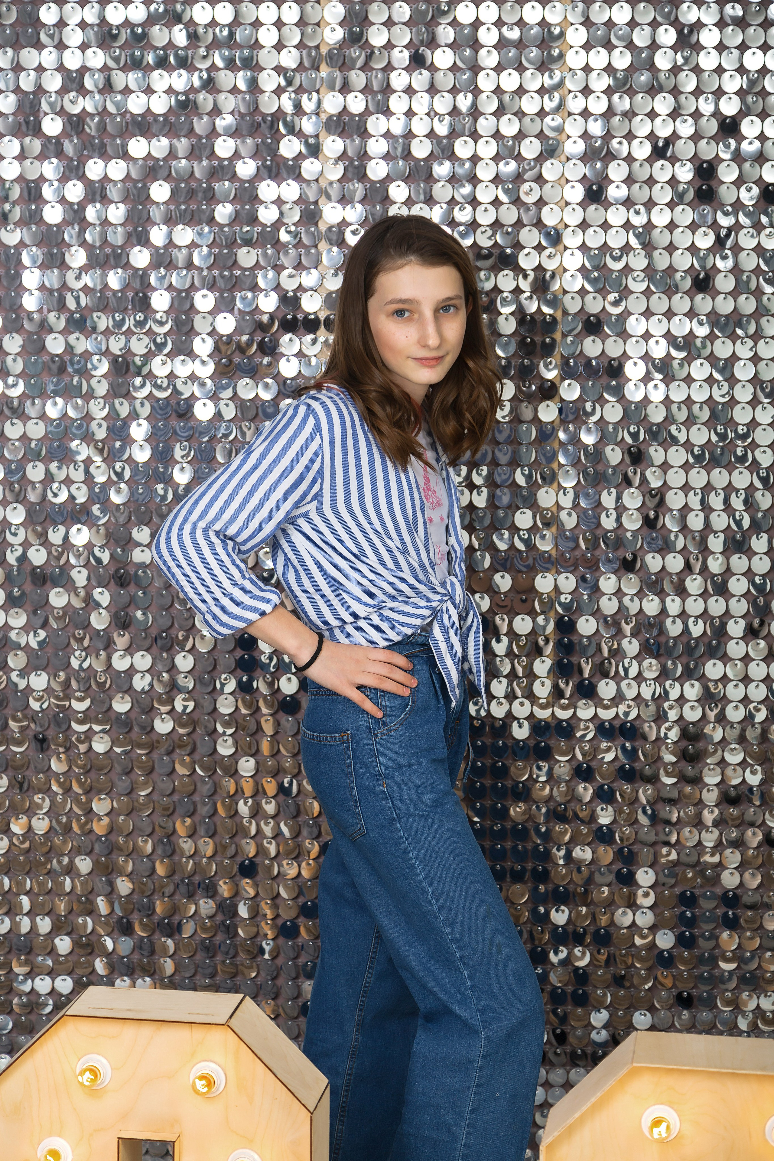 Новогодняя семейная фотосессия в студии в Волгодонске