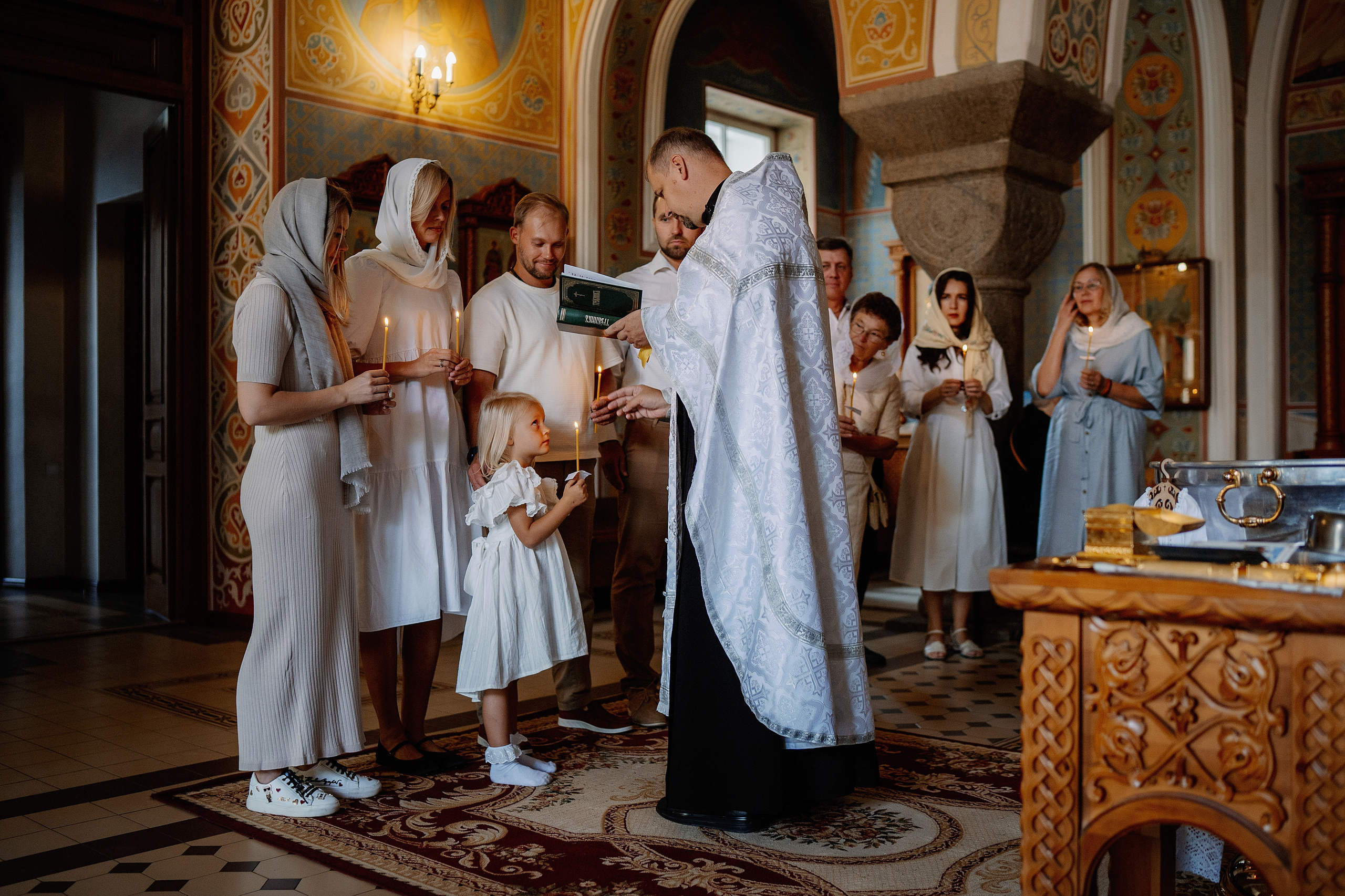 Крещение Евы. Фотограф на Крещение и Венчание в Красноярске Рамазанова Юлия