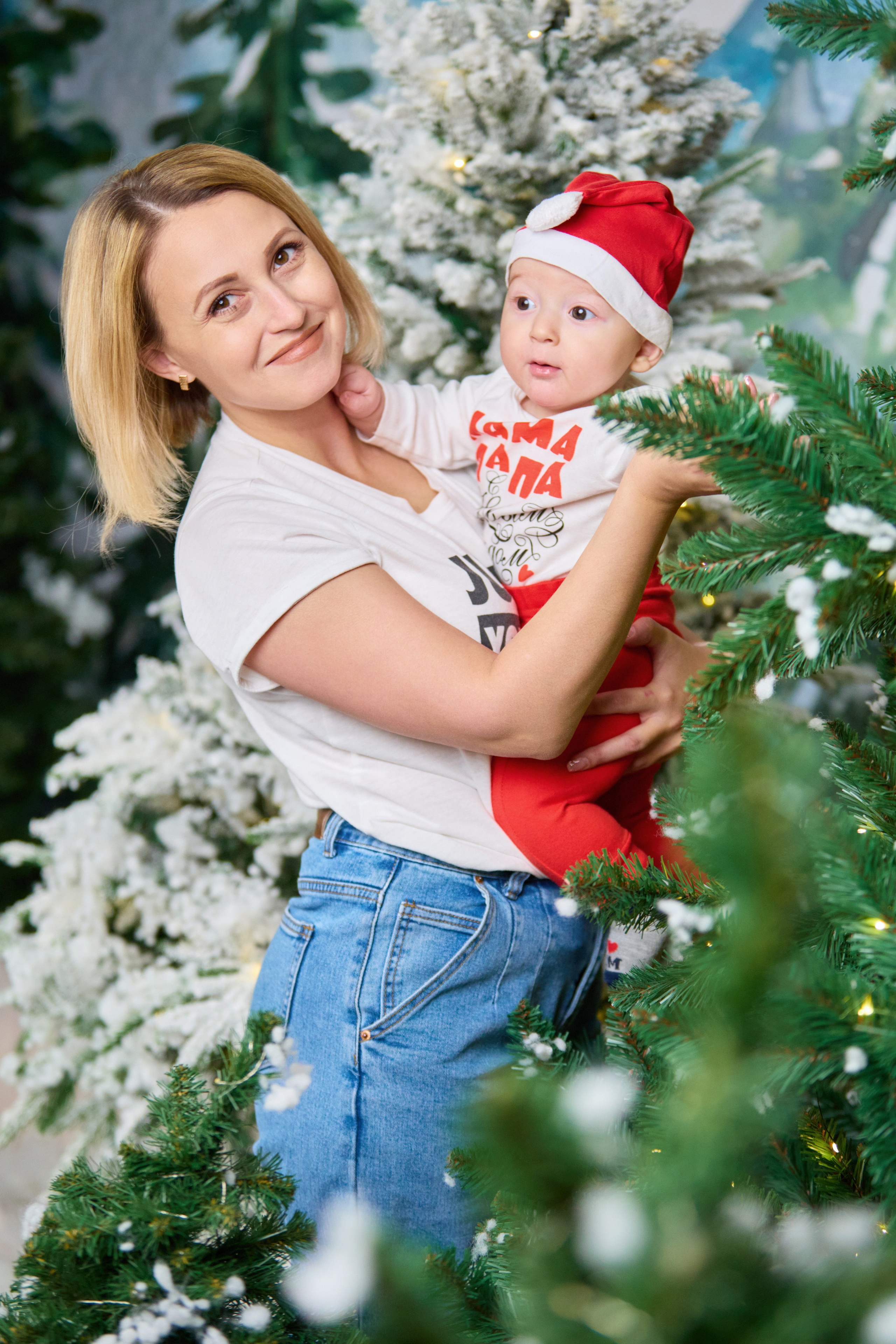 Новогодняя съемка в студии