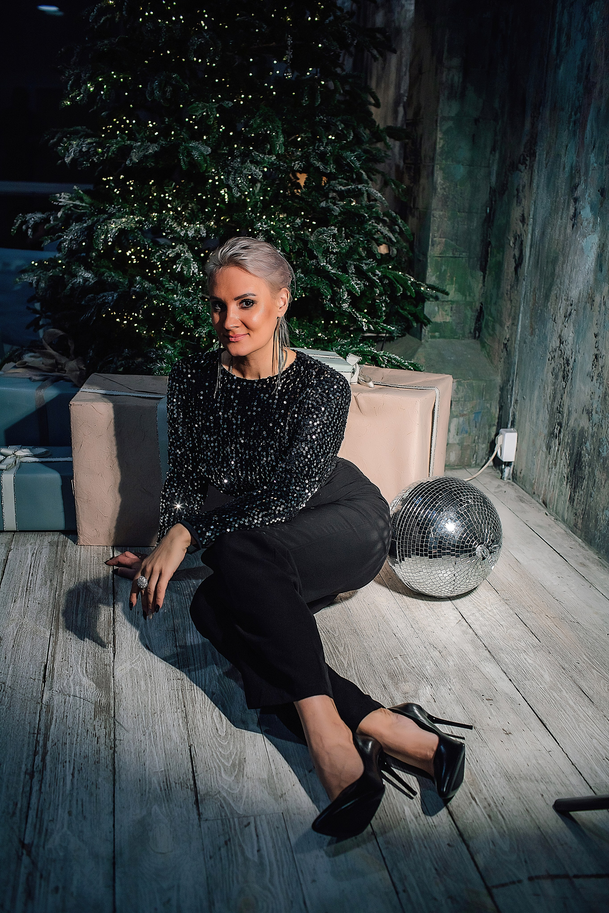 Новогодняя фотосессия женская семейная индивидуальная в студии. Ваш фотограф в Москве — Зернова Лидия