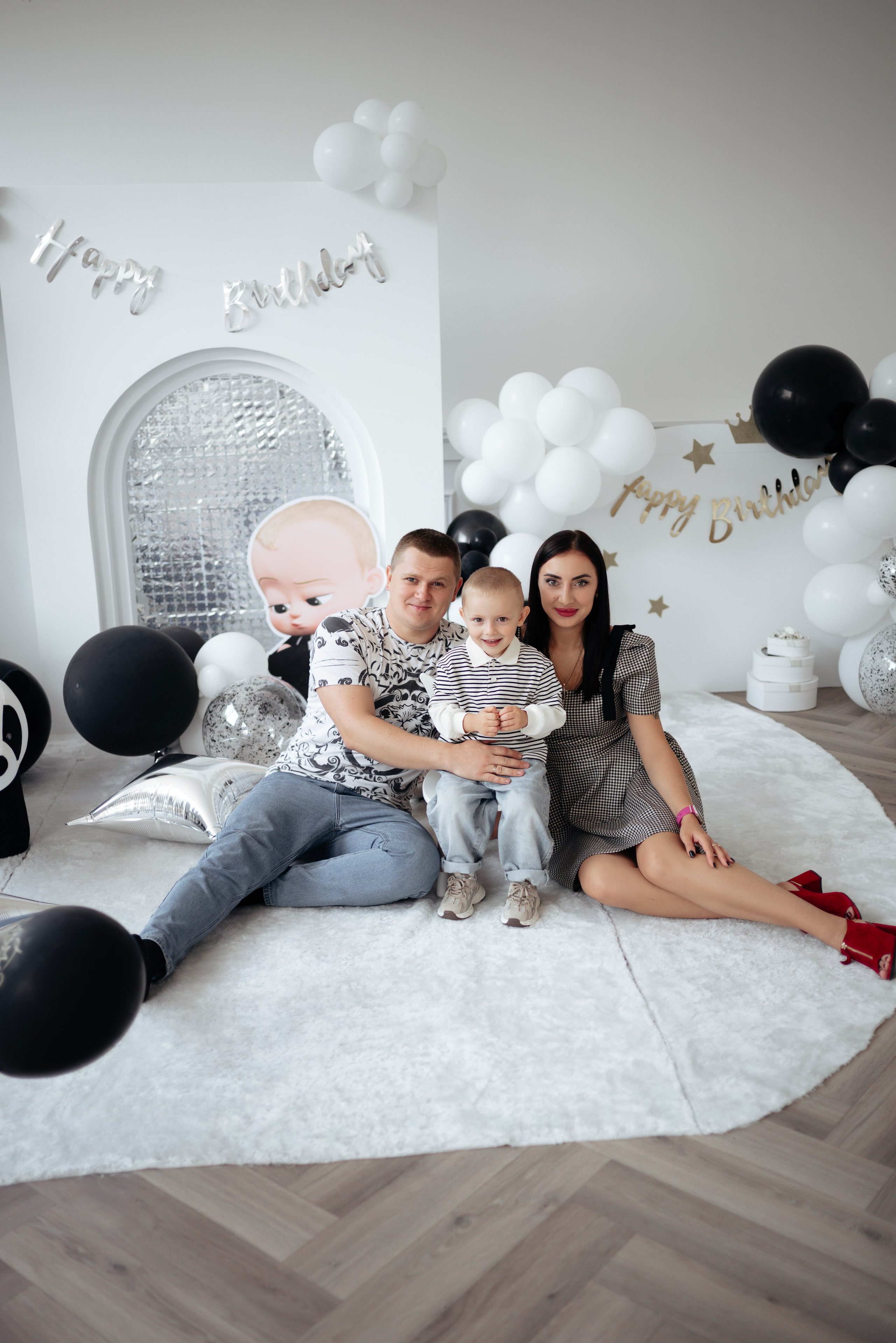 Сергей, Анастасия и Мирослав