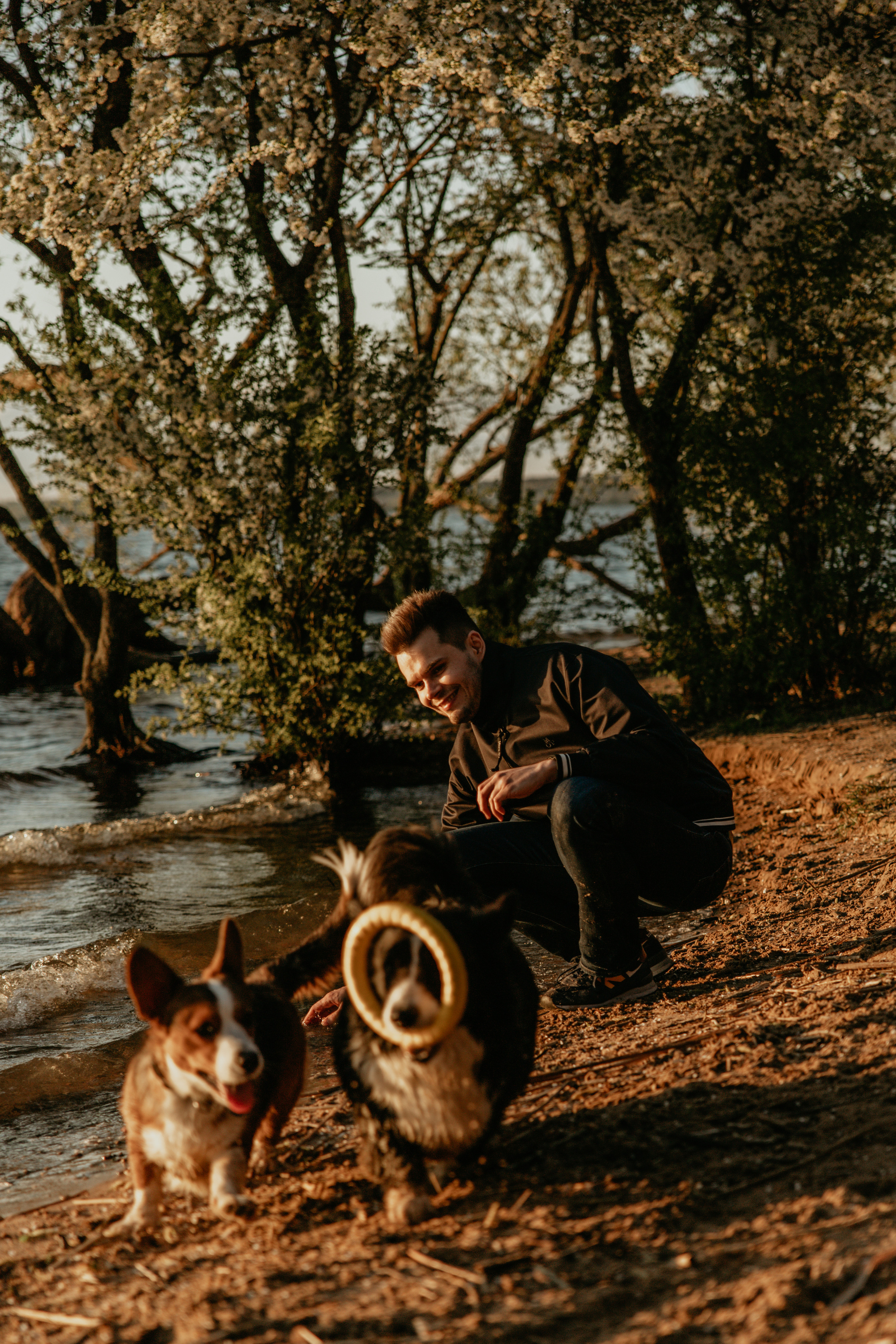 С Корги на Минском море. Свадебный и портретный фотограф Минск Евсович Инна
