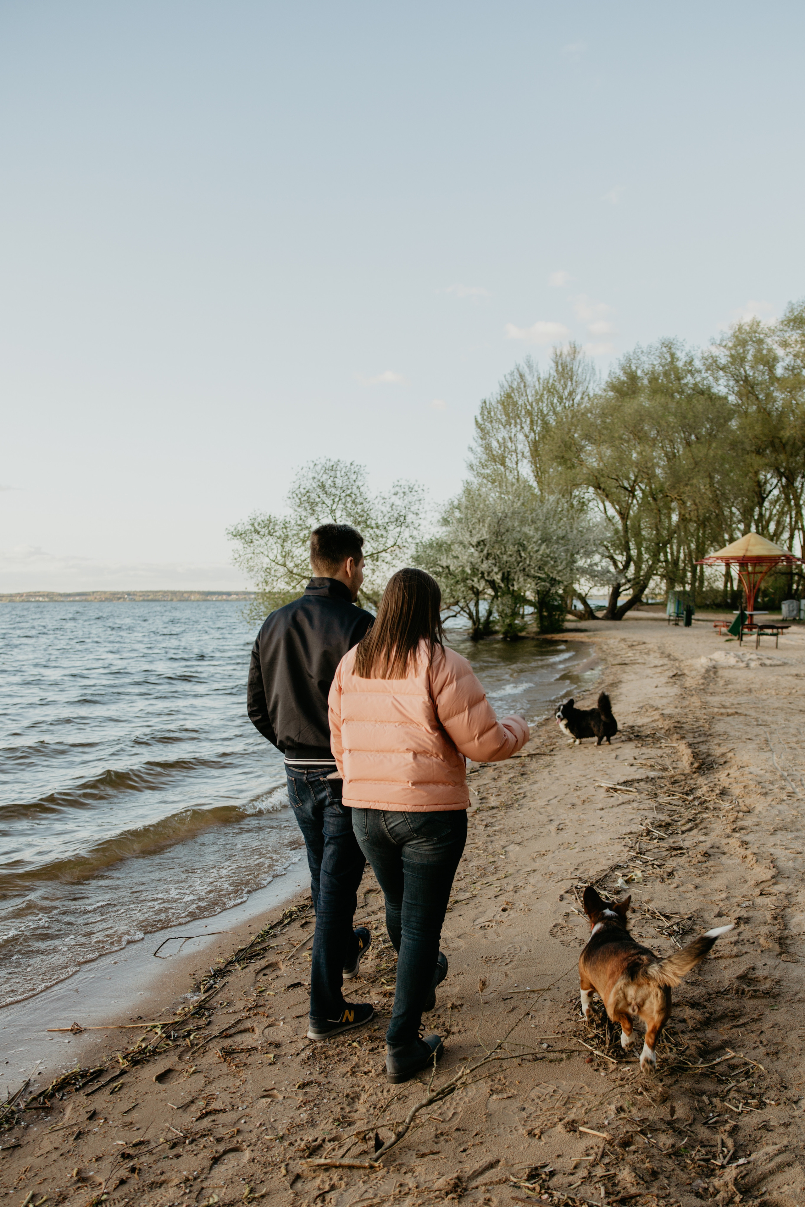 С Корги на Минском море. Свадебный и портретный фотограф Минск Евсович Инна