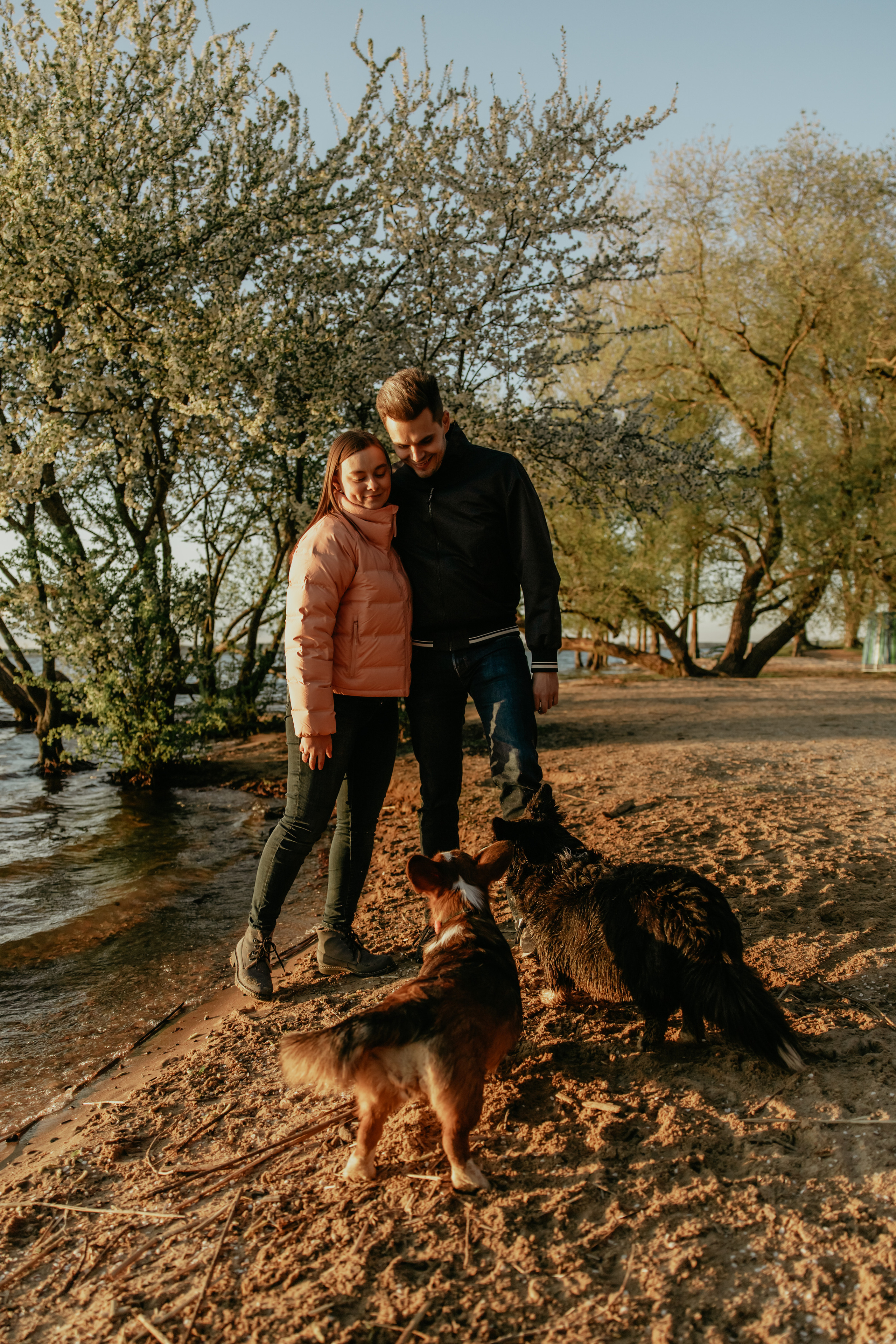 С Корги на Минском море. Свадебный и портретный фотограф Минск Евсович Инна