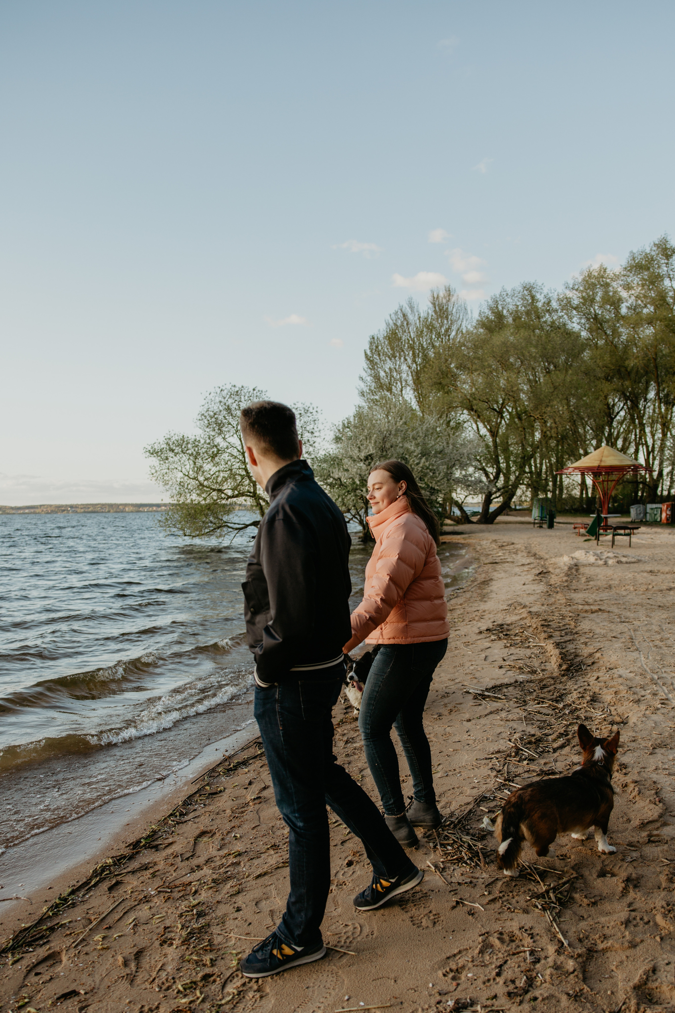 С Корги на Минском море. Свадебный и портретный фотограф Минск Евсович Инна