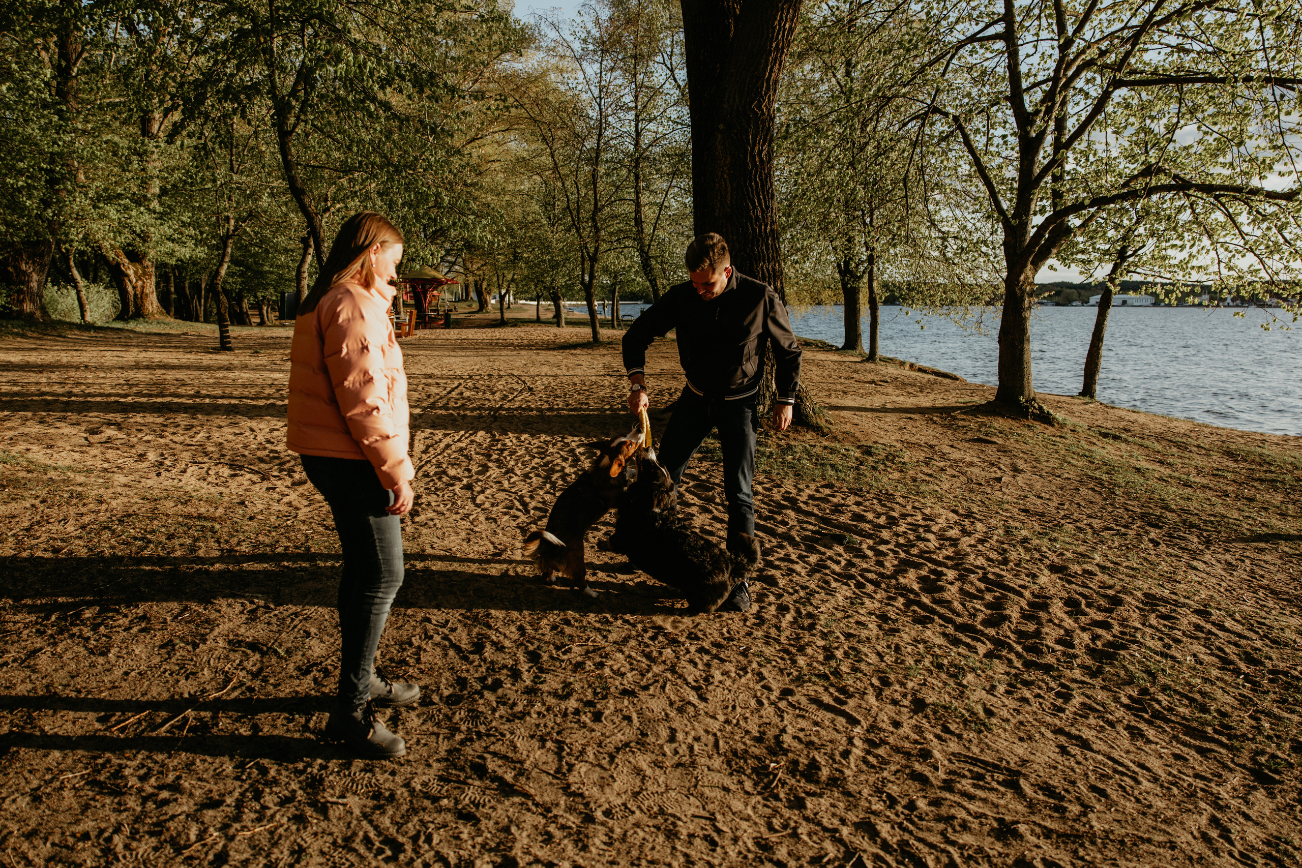 С Корги на Минском море. Свадебный и портретный фотограф Минск Евсович Инна