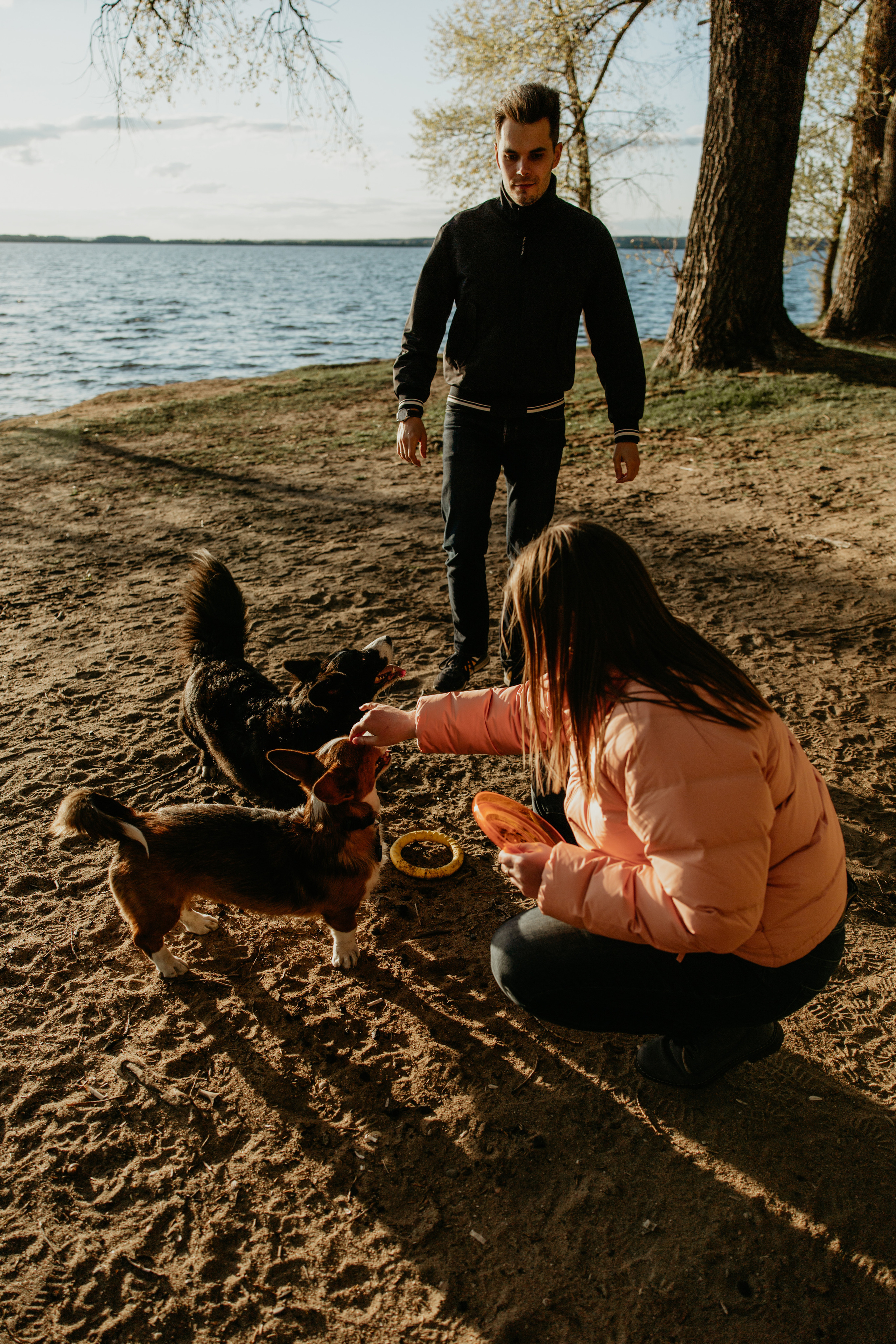 С Корги на Минском море. Свадебный и портретный фотограф Минск Евсович Инна