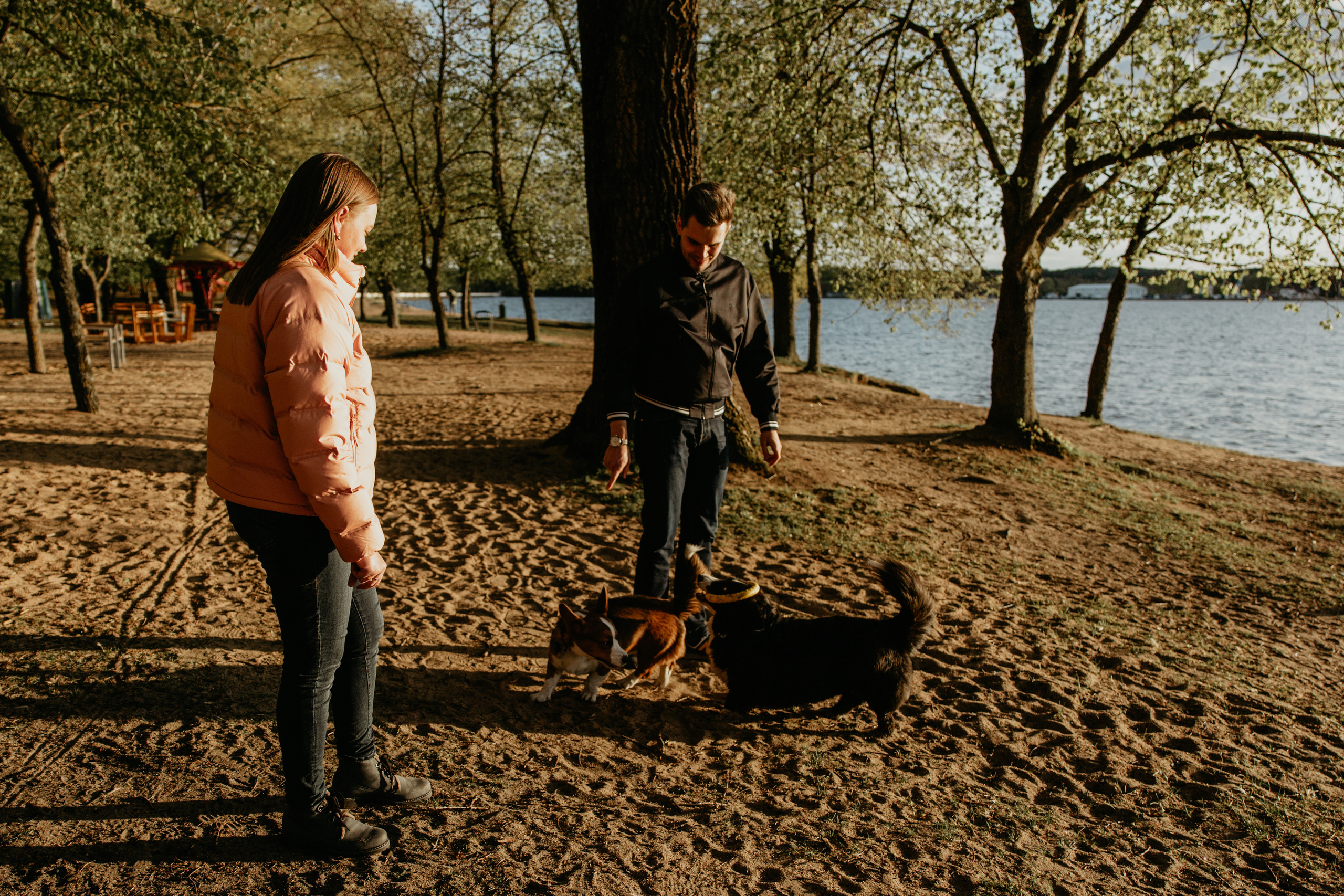 С Корги на Минском море. Свадебный и портретный фотограф Минск Евсович Инна