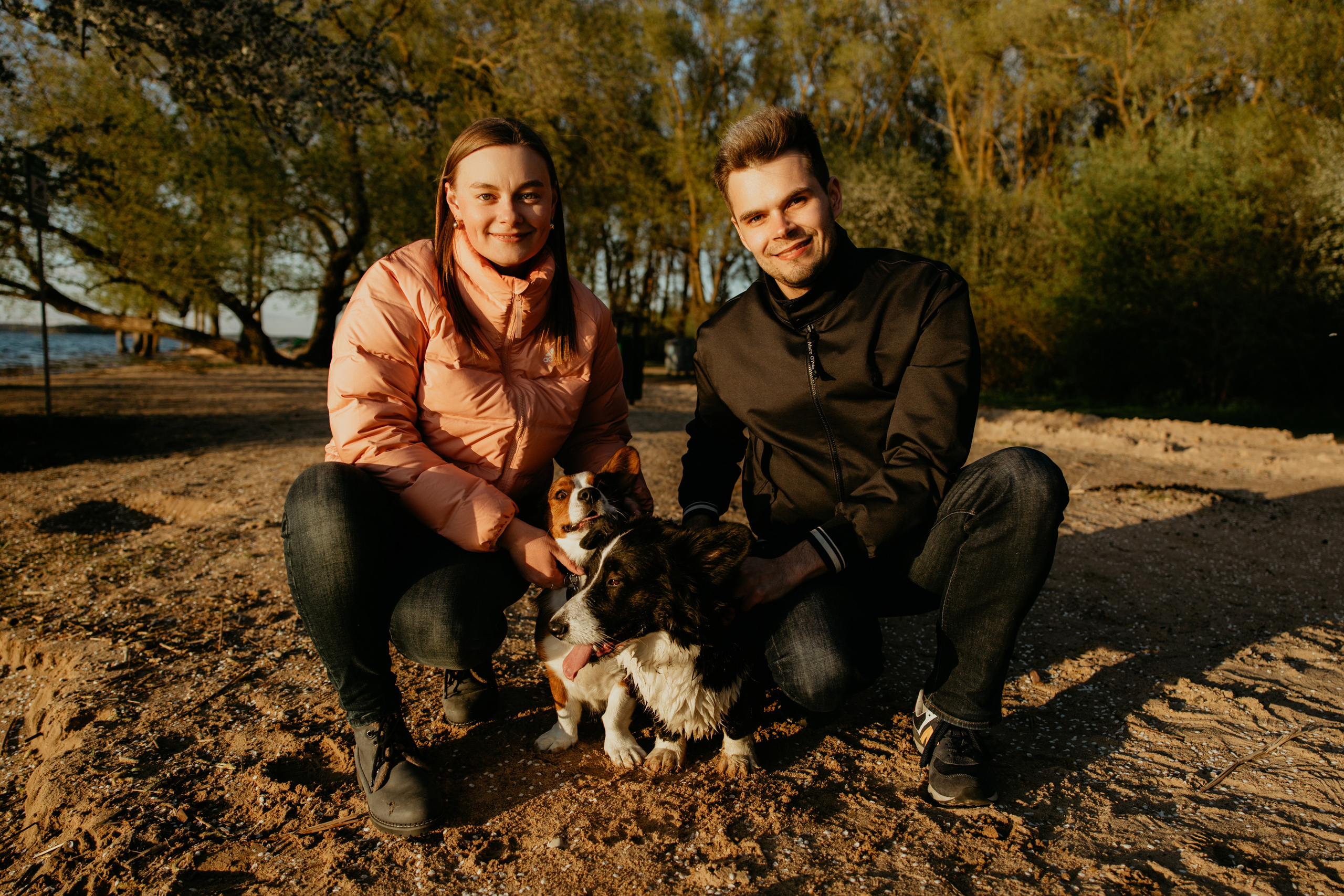 С Корги на Минском море. Свадебный и портретный фотограф Минск Евсович Инна