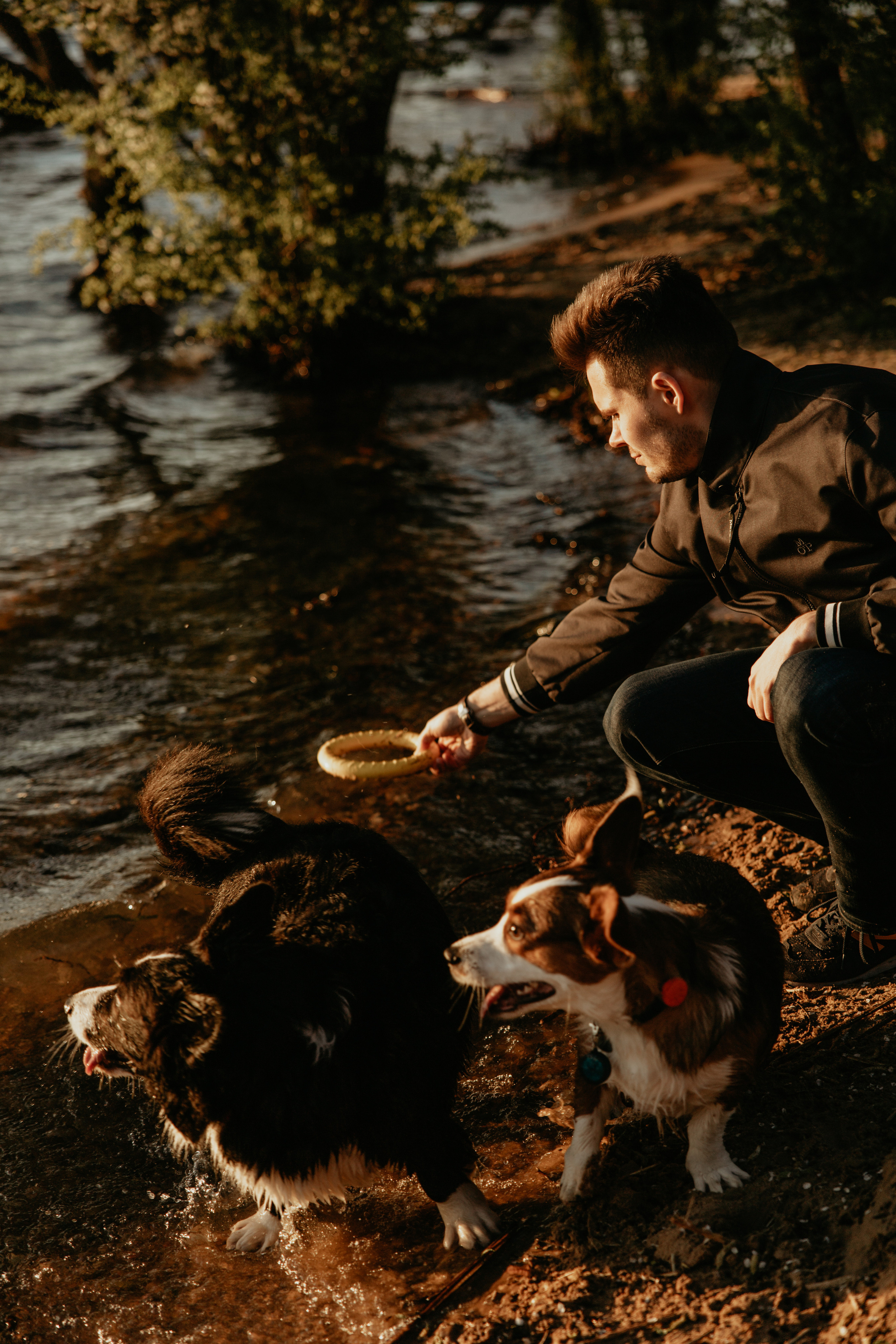 С Корги на Минском море. Свадебный и портретный фотограф Минск Евсович Инна