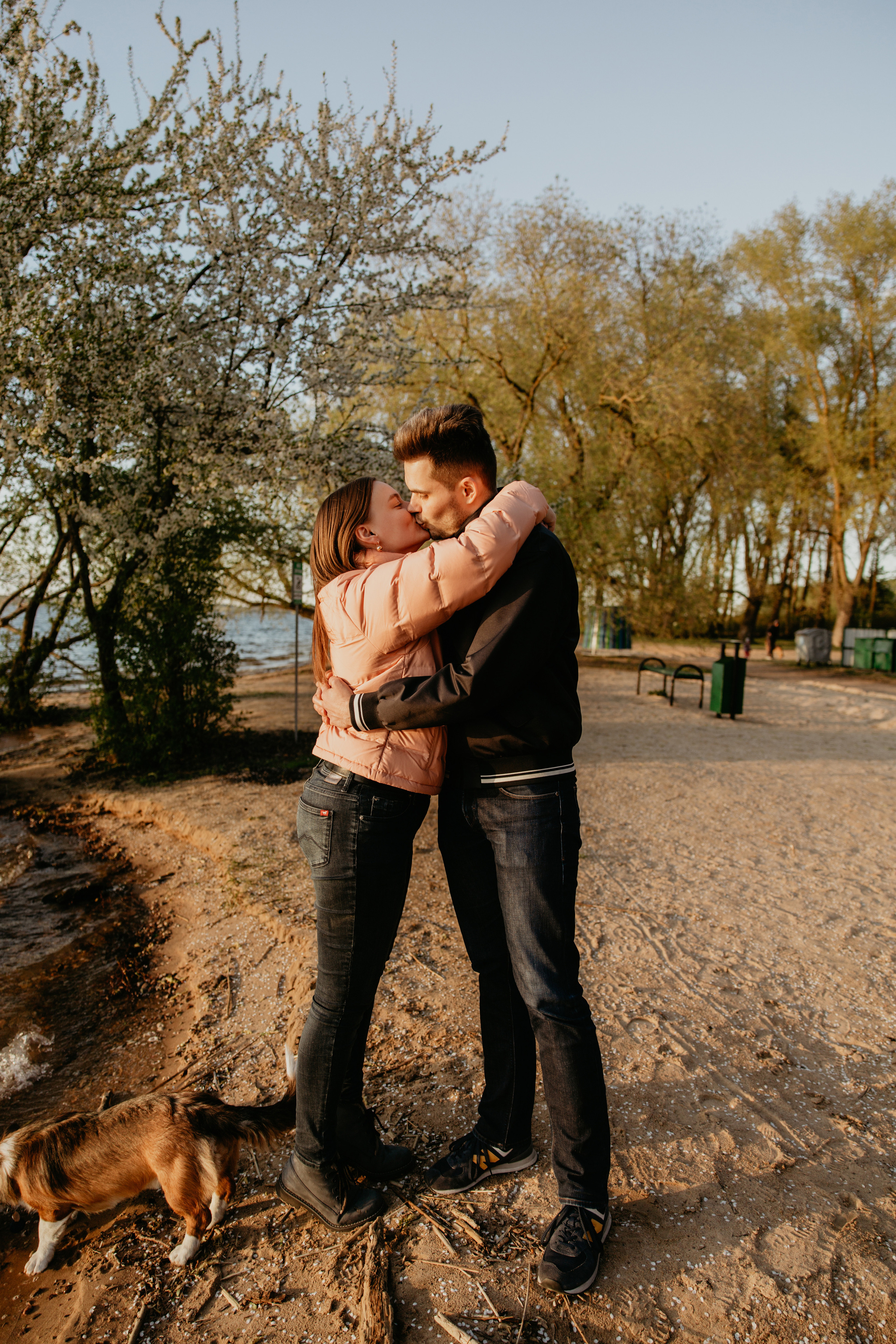 С Корги на Минском море. Свадебный и портретный фотограф Минск Евсович Инна