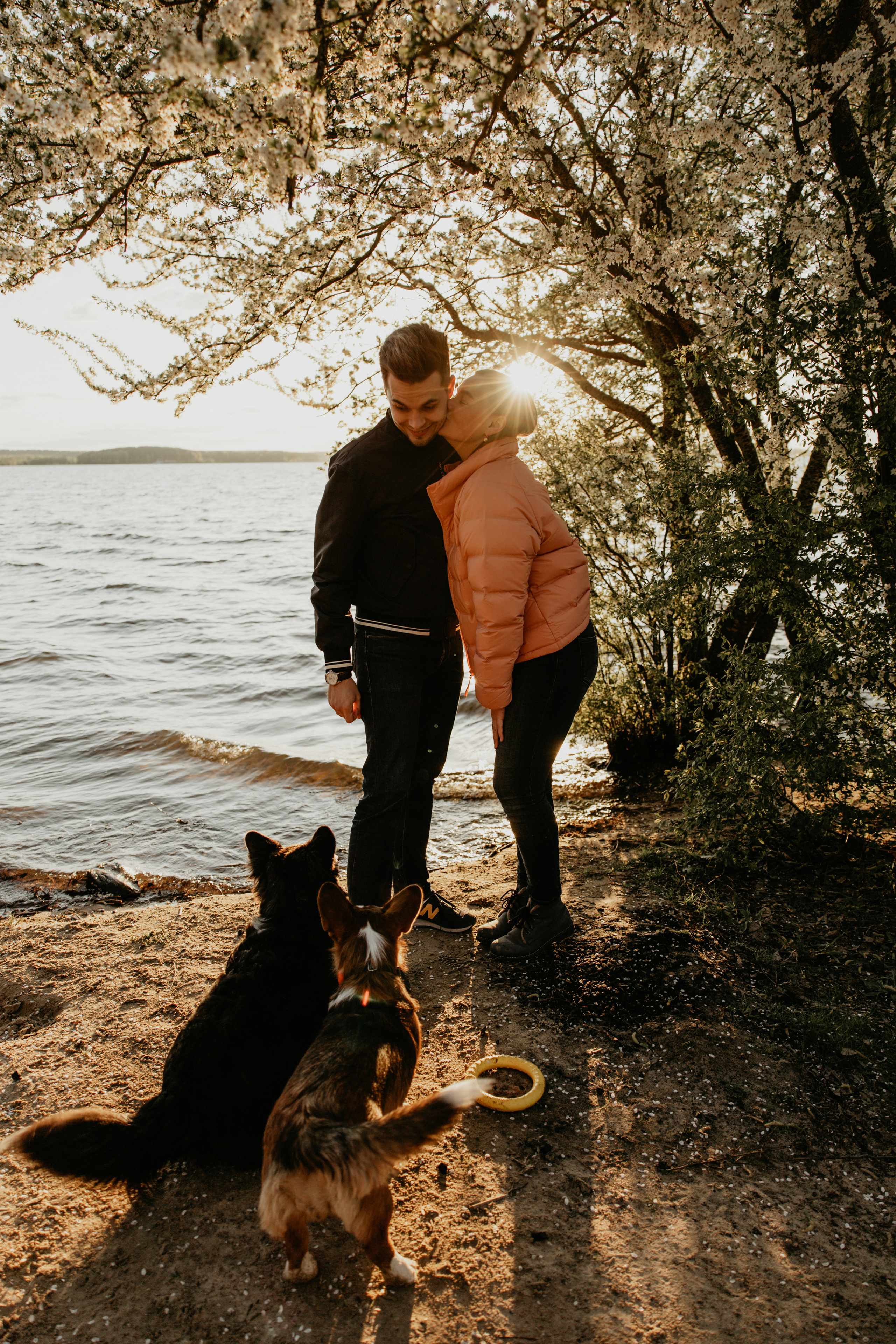 С Корги на Минском море. Свадебный и портретный фотограф Минск Евсович Инна