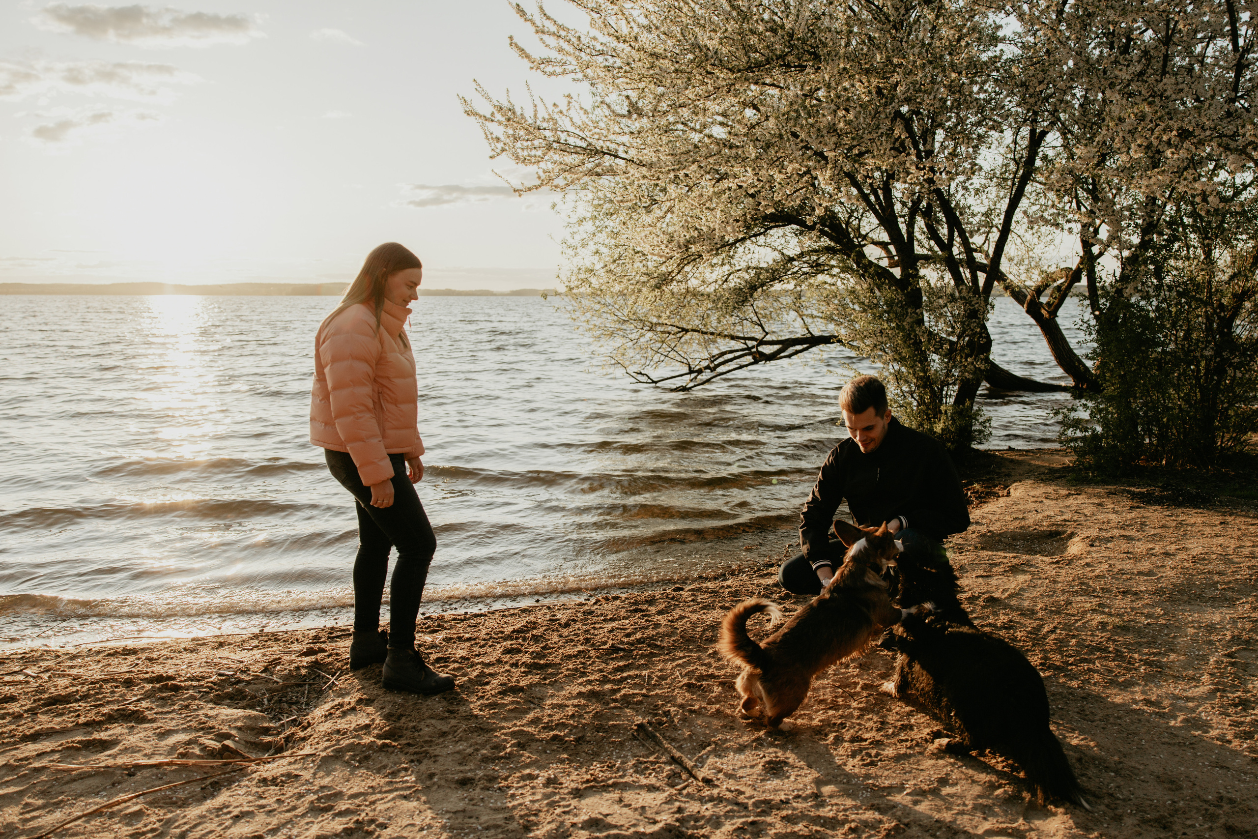 С Корги на Минском море. Свадебный и портретный фотограф Минск Евсович Инна
