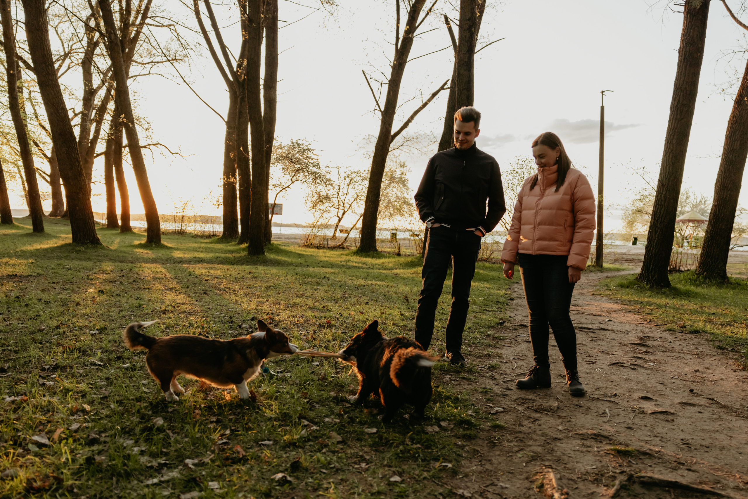 С Корги на Минском море. Свадебный и портретный фотограф Минск Евсович Инна