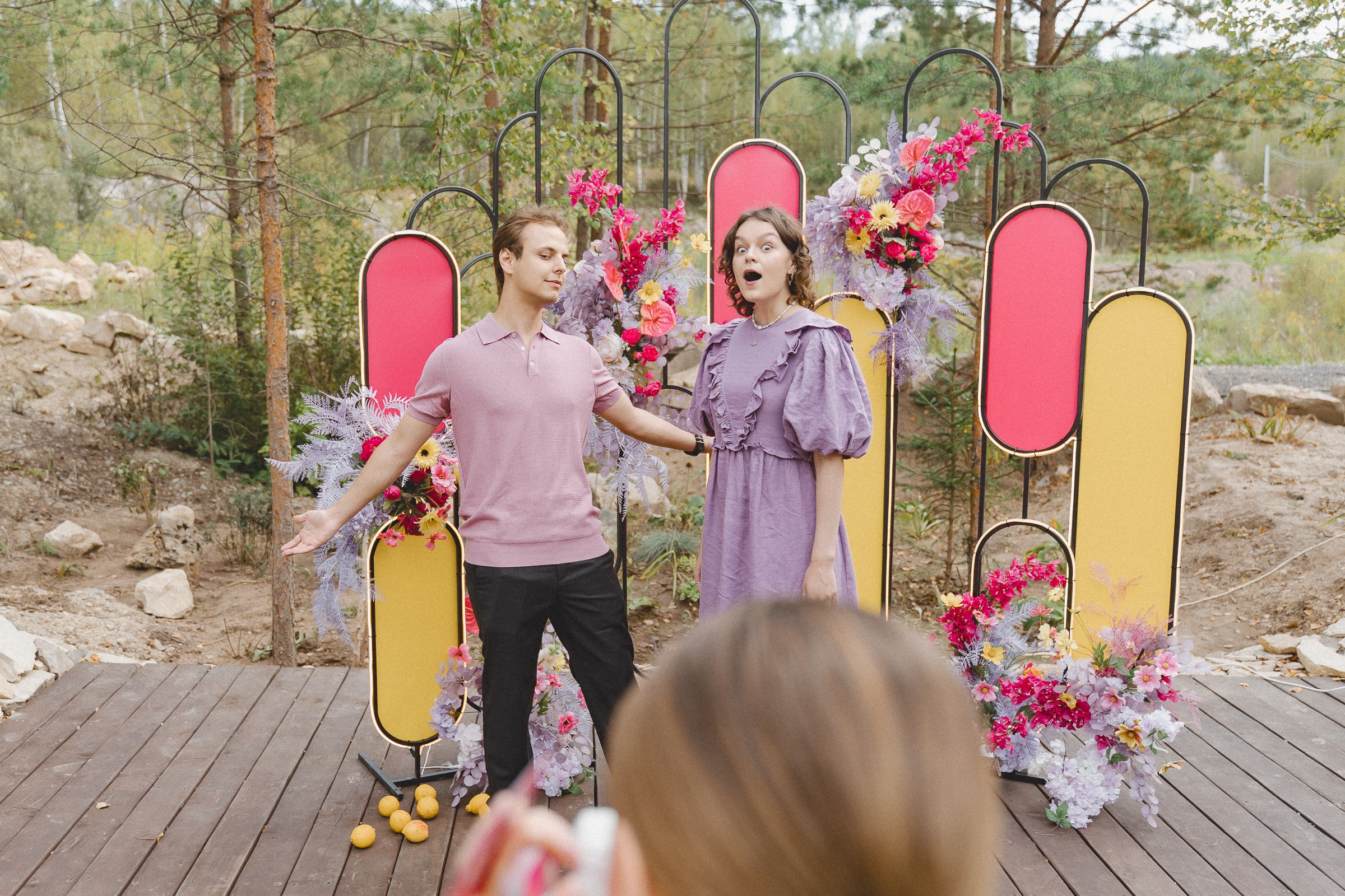 Запах цвета корал, фуксия, оранж. Свадебный фотограф Александр Осипов