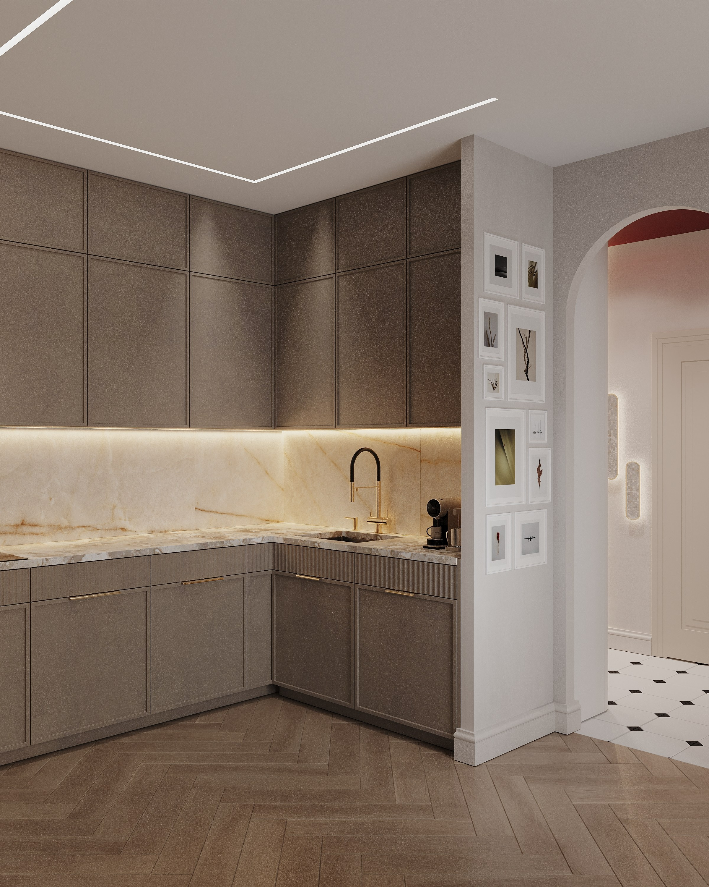 ЖК Наука 73 кв.м, г. Санкт-Петербург. 3d визуализатор Анастасия Науменко