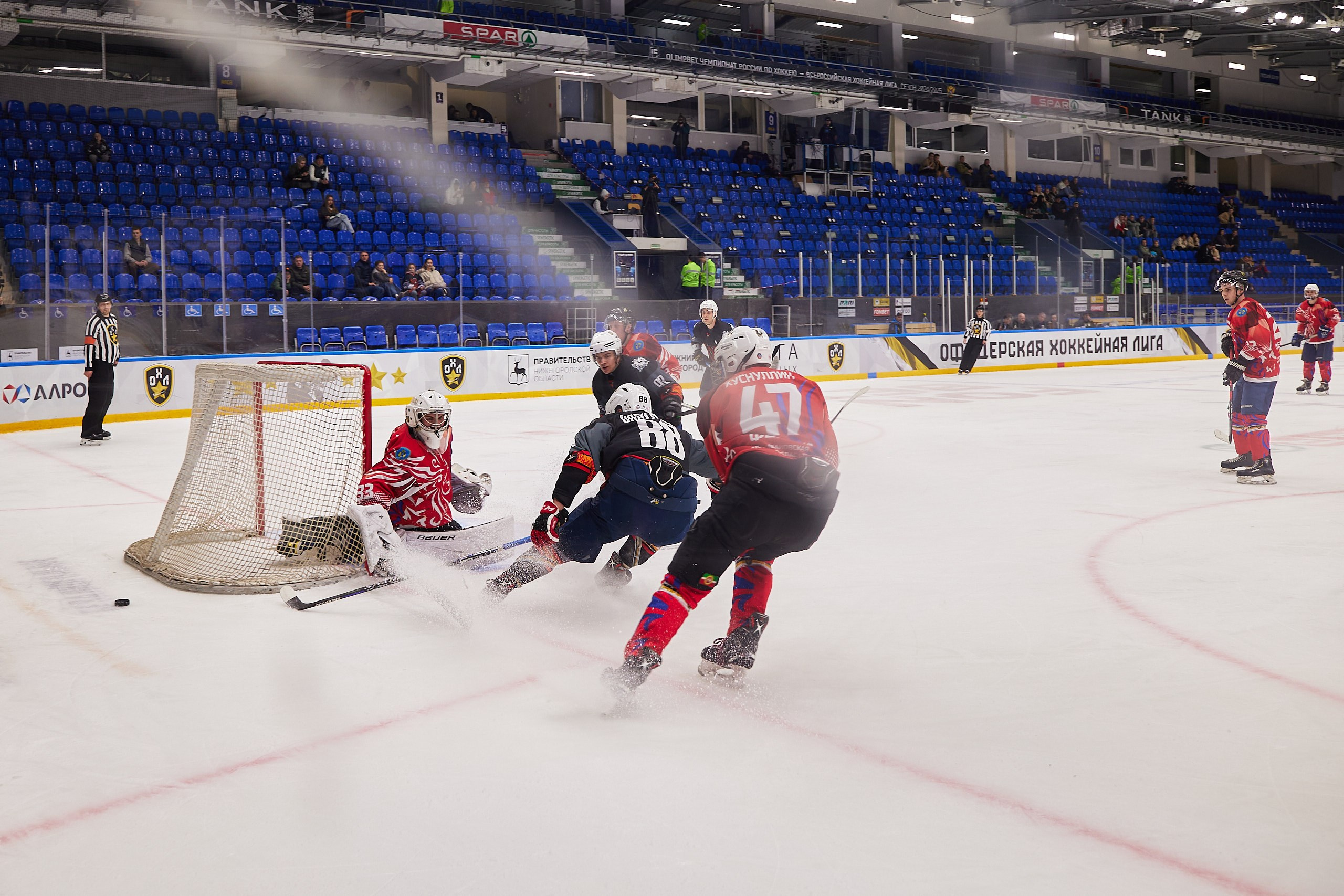 Репортаж. Офицерская хоккейная лига 2025 год. Спортивный фотограф Некрасов Денис