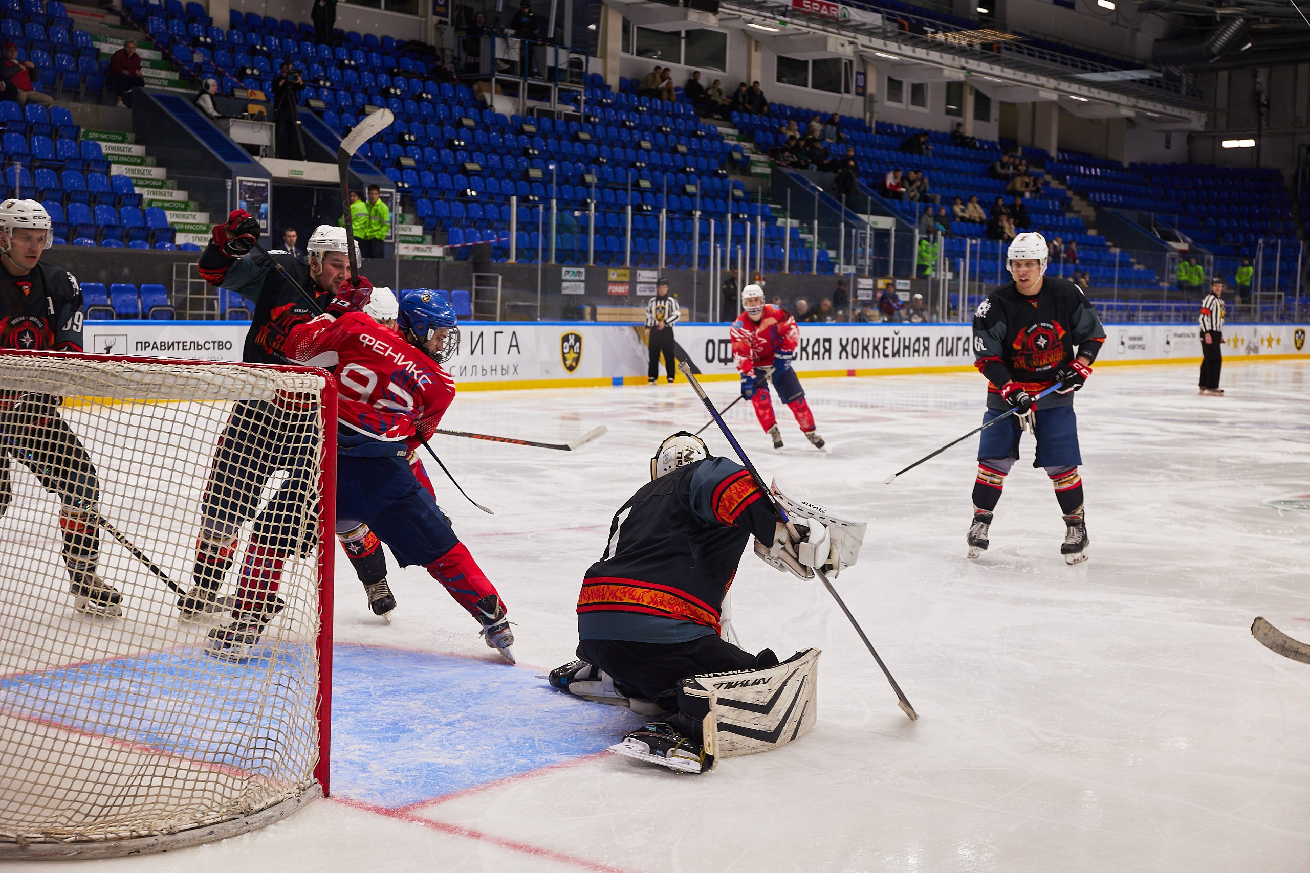 Репортаж. Офицерская хоккейная лига 2025 год. Спортивный фотограф Некрасов Денис