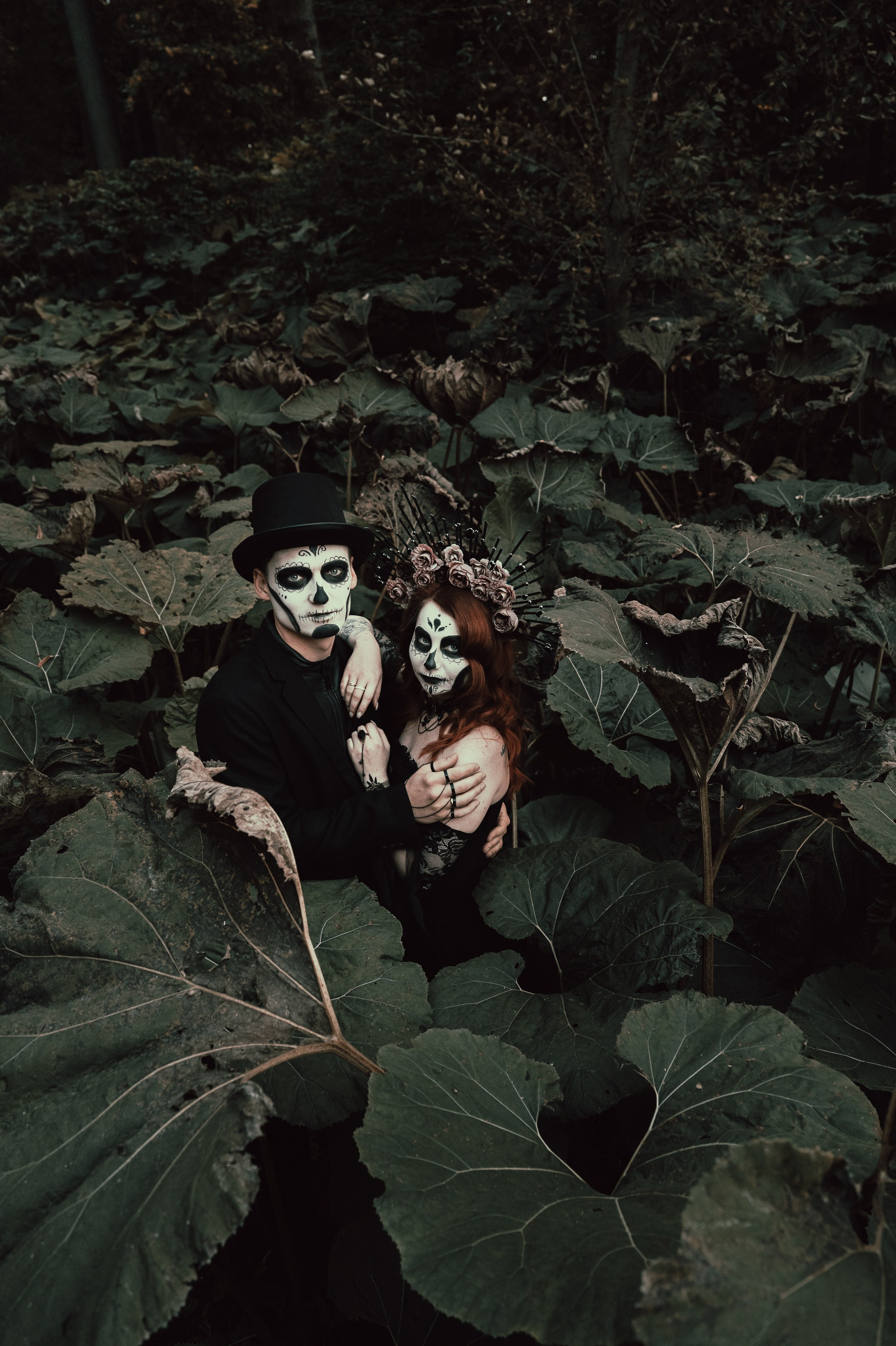 Halloween (Roman and Natalia). Photographer in Moscow Anna Chistiakova
