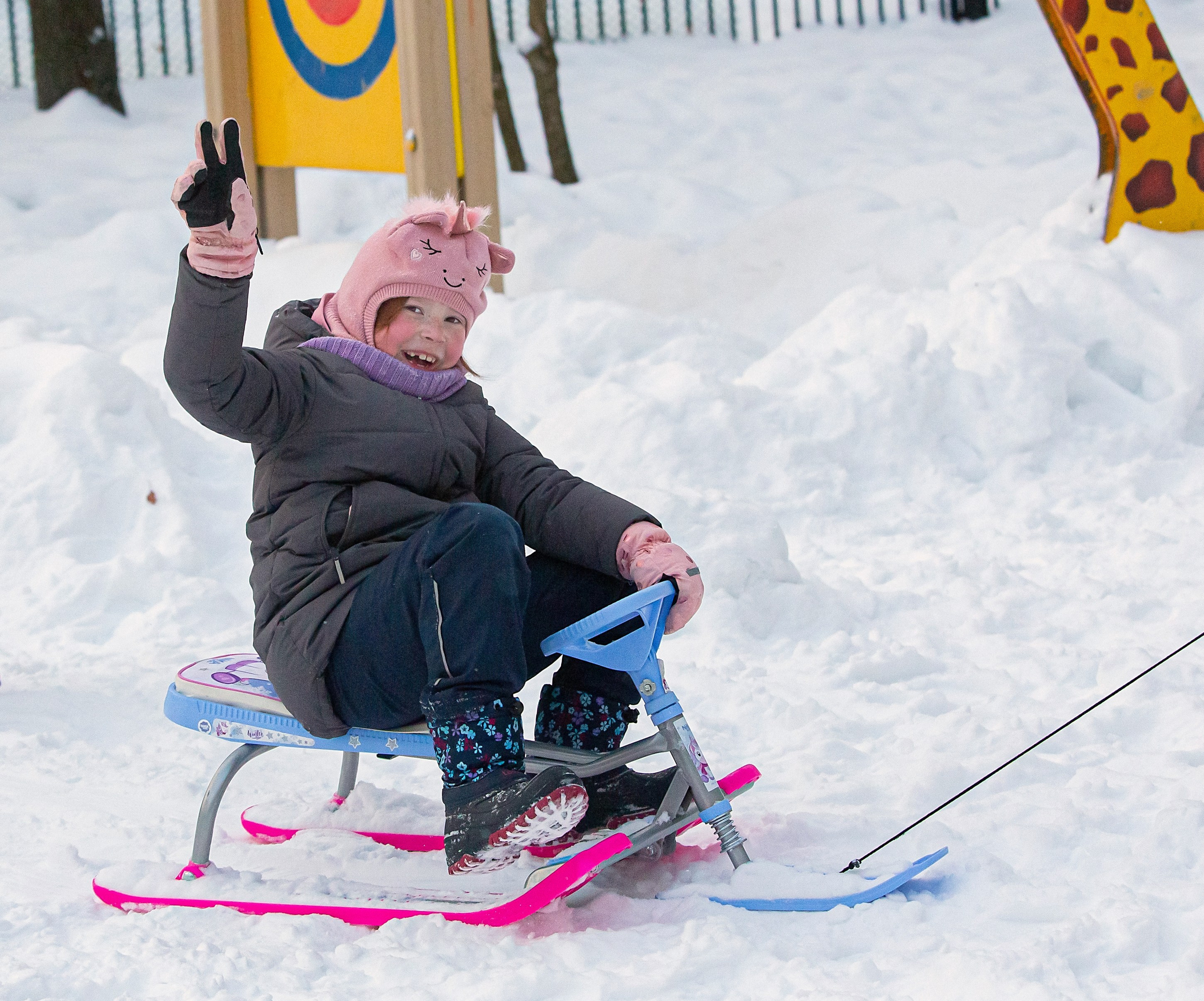 Зима в детском саду. Свадебный, семейный, детский фотограф в Санкт-Петербурге