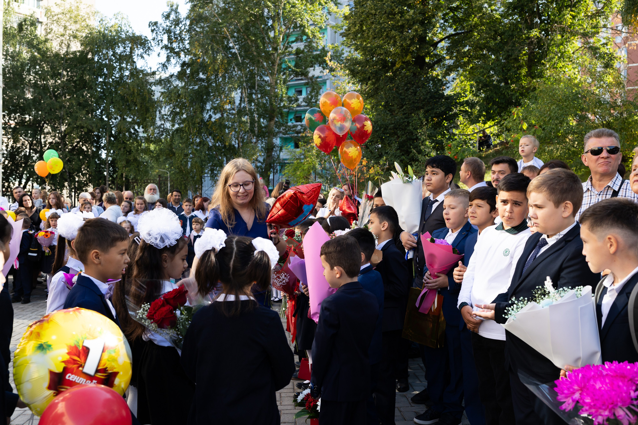 Линейка 1 сентября. Профессиональный Фотограф в Москве Андрей Славнов
