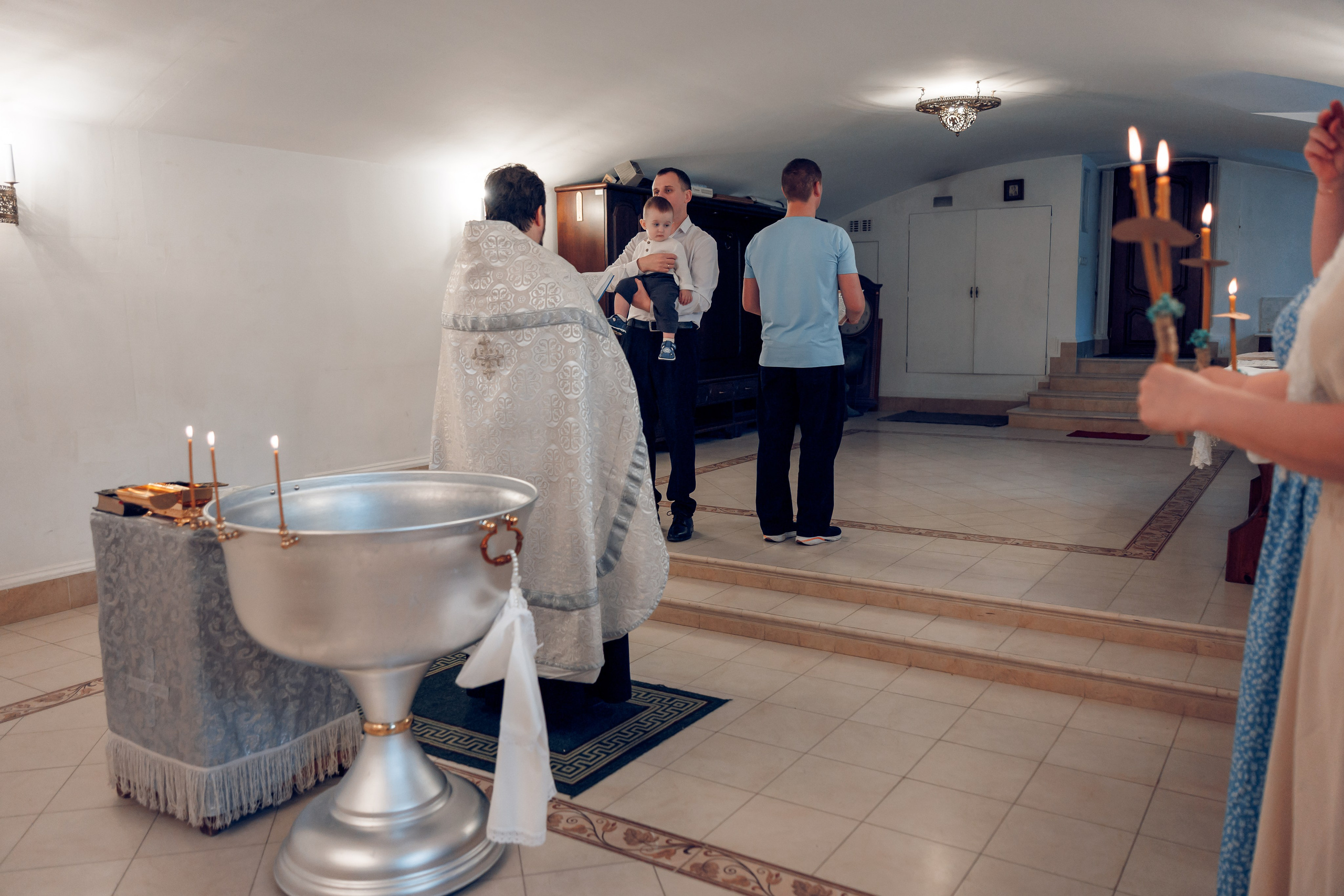 Крещение в Храме Николая чудотворца г. Домодедово. Профессиональный фотограф в Москве и Мо Мария Шантарёва