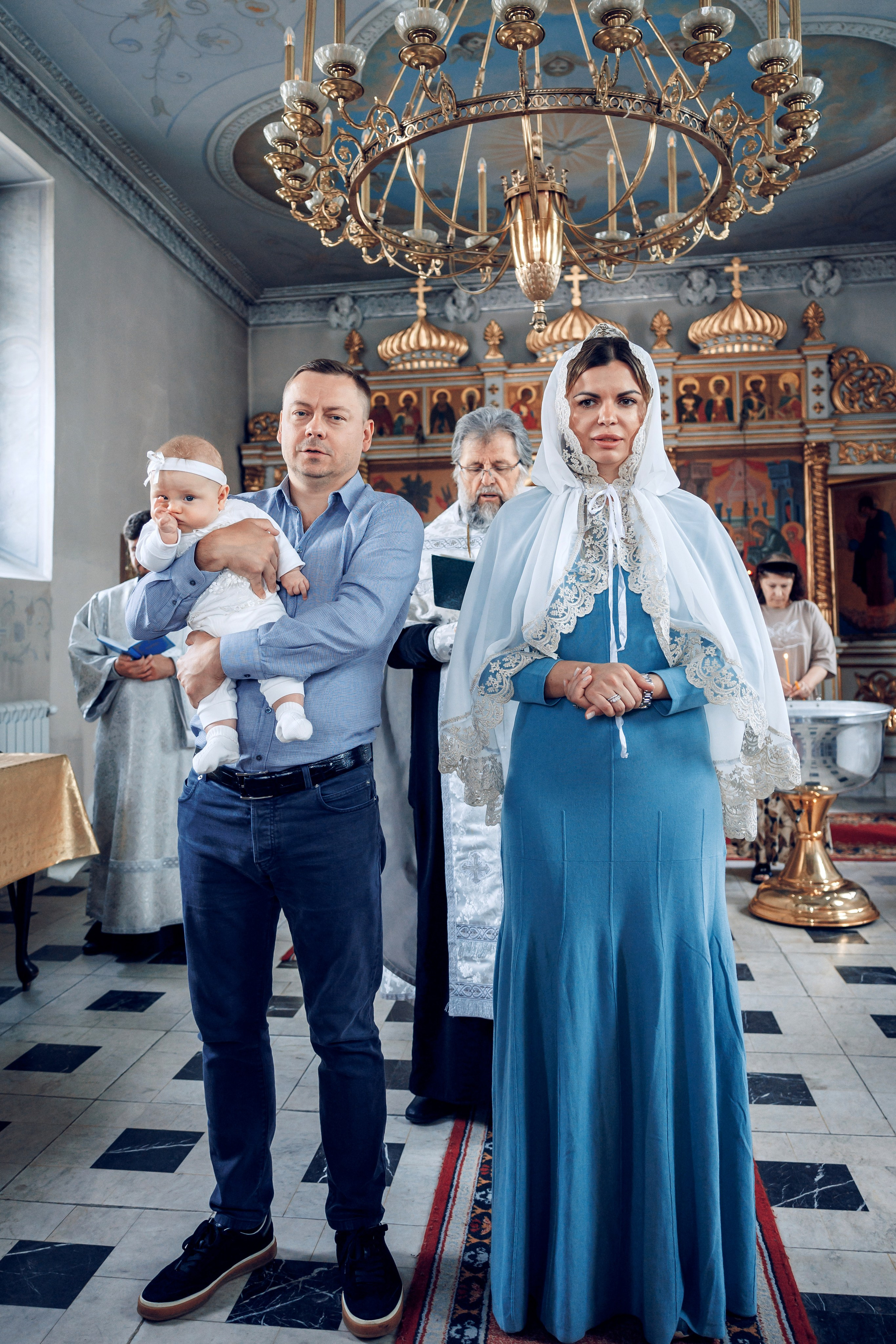 Крещение в Елоховском Богоявленном соборе. Профессиональный фотограф в Москве и Мо Мария Шантарёва